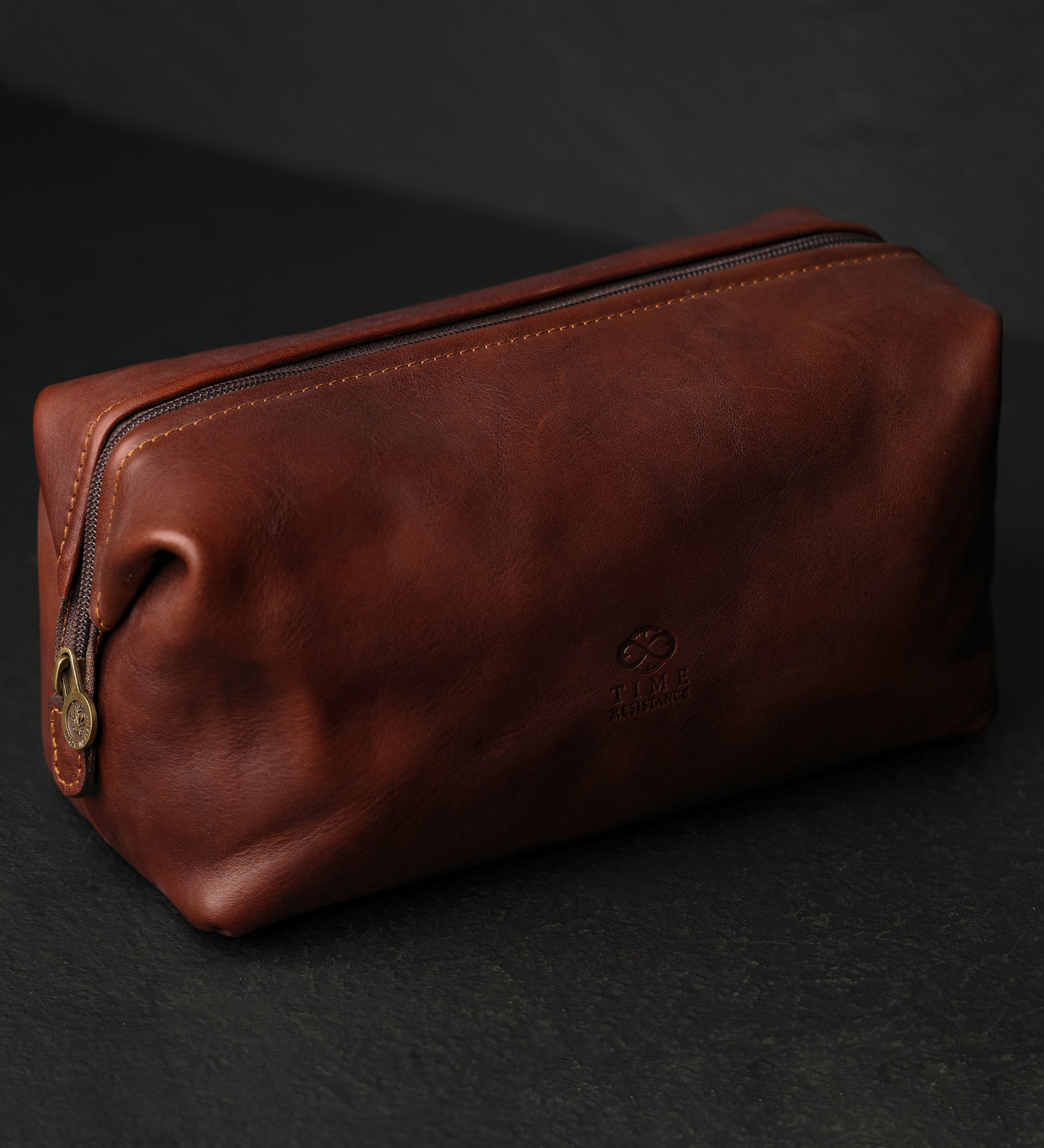 Kosmetiktasche aus Leder für Damen - Four Past Midnight
