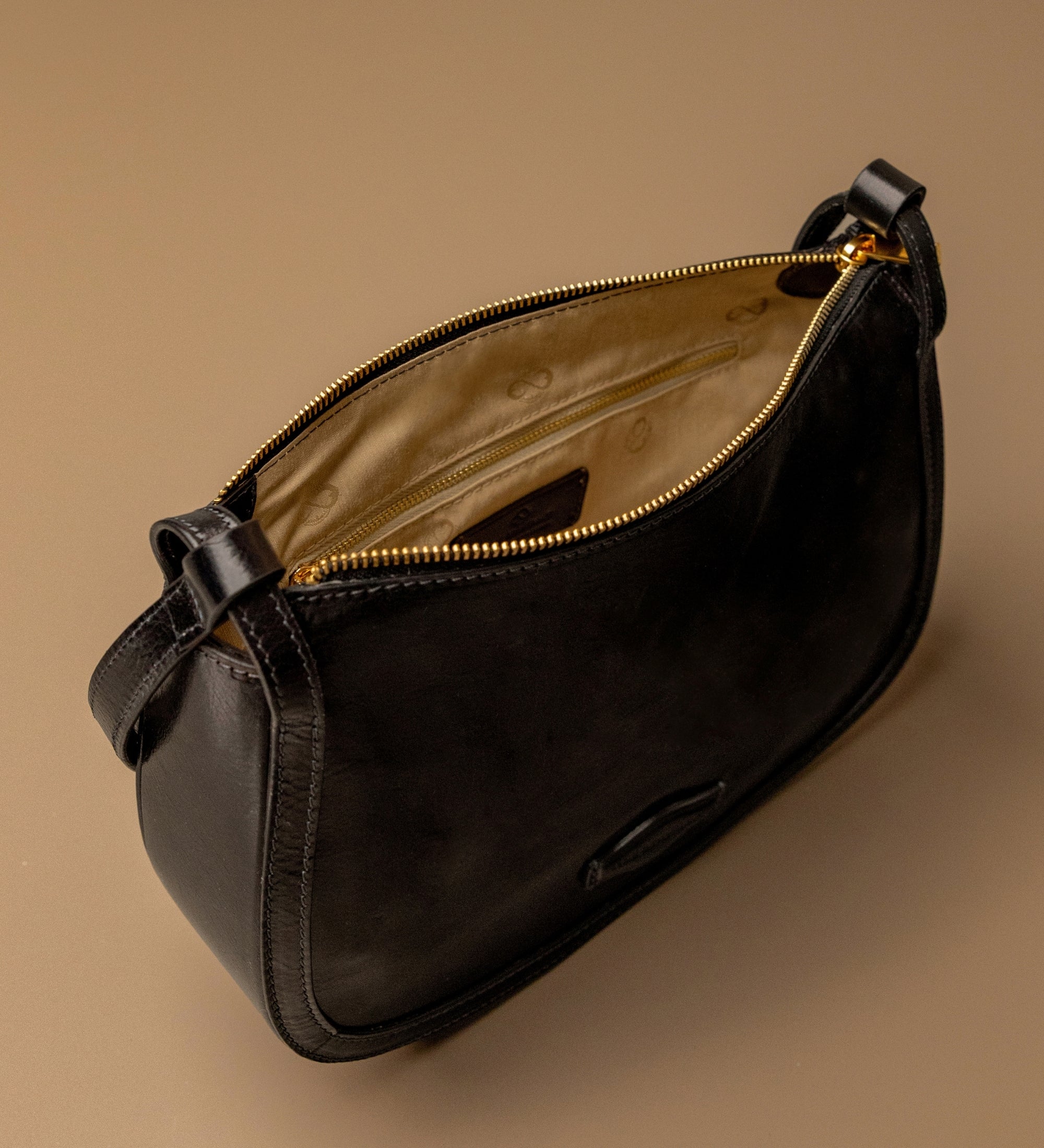 Hobo-Tasche aus Leder für Damen - La Noia