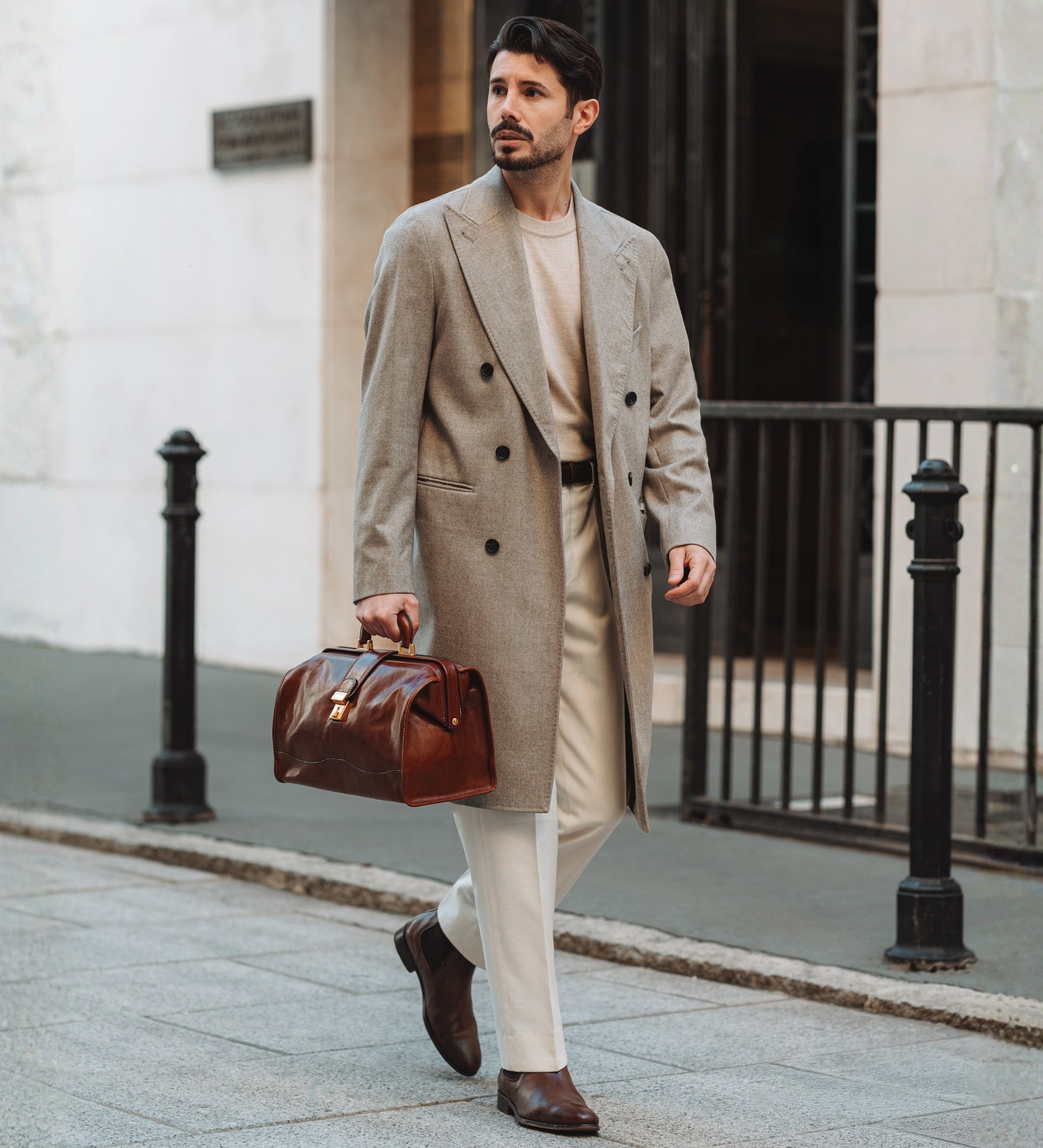 Kleine Arzttasche aus Leder - David Copperfield