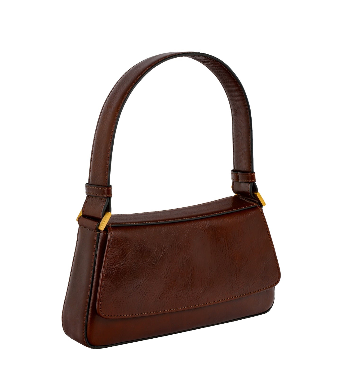 Baguette-Handtasche aus Leder für Damen - Bright Lights, Big City