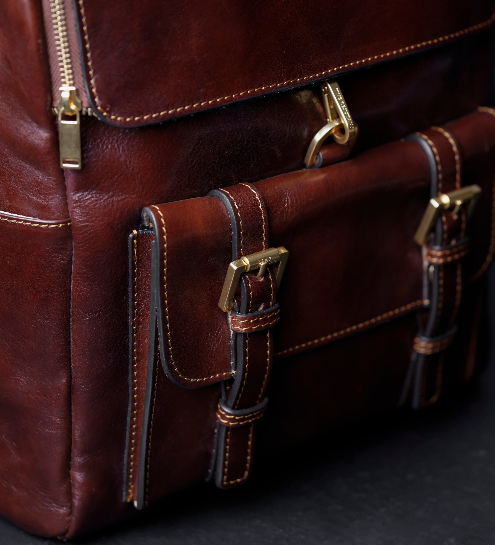 Großer Rucksack aus Leder für Damen - The Odyssey