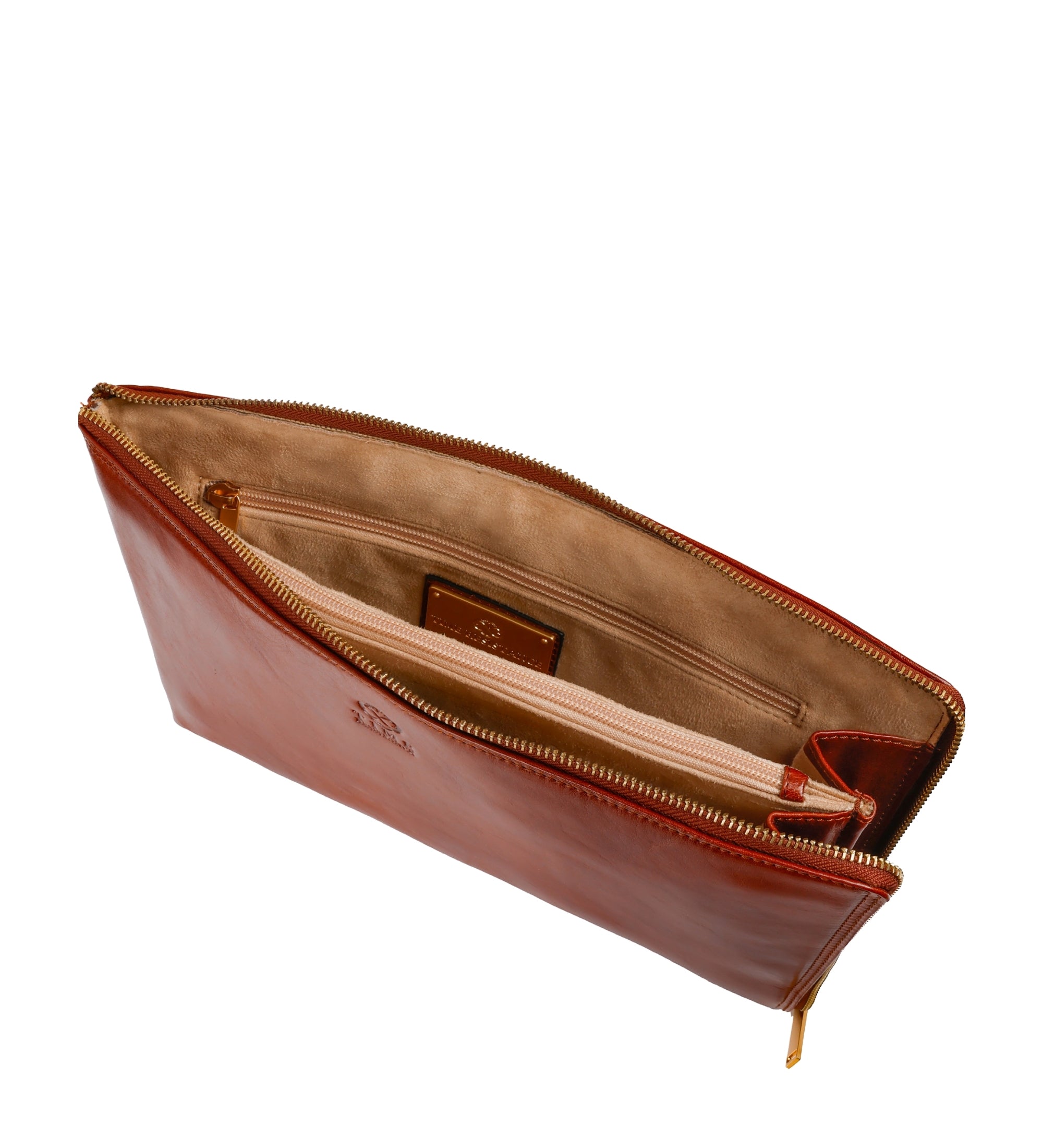 Große Clutch für Herren aus Leder - The Brothers Karamazov