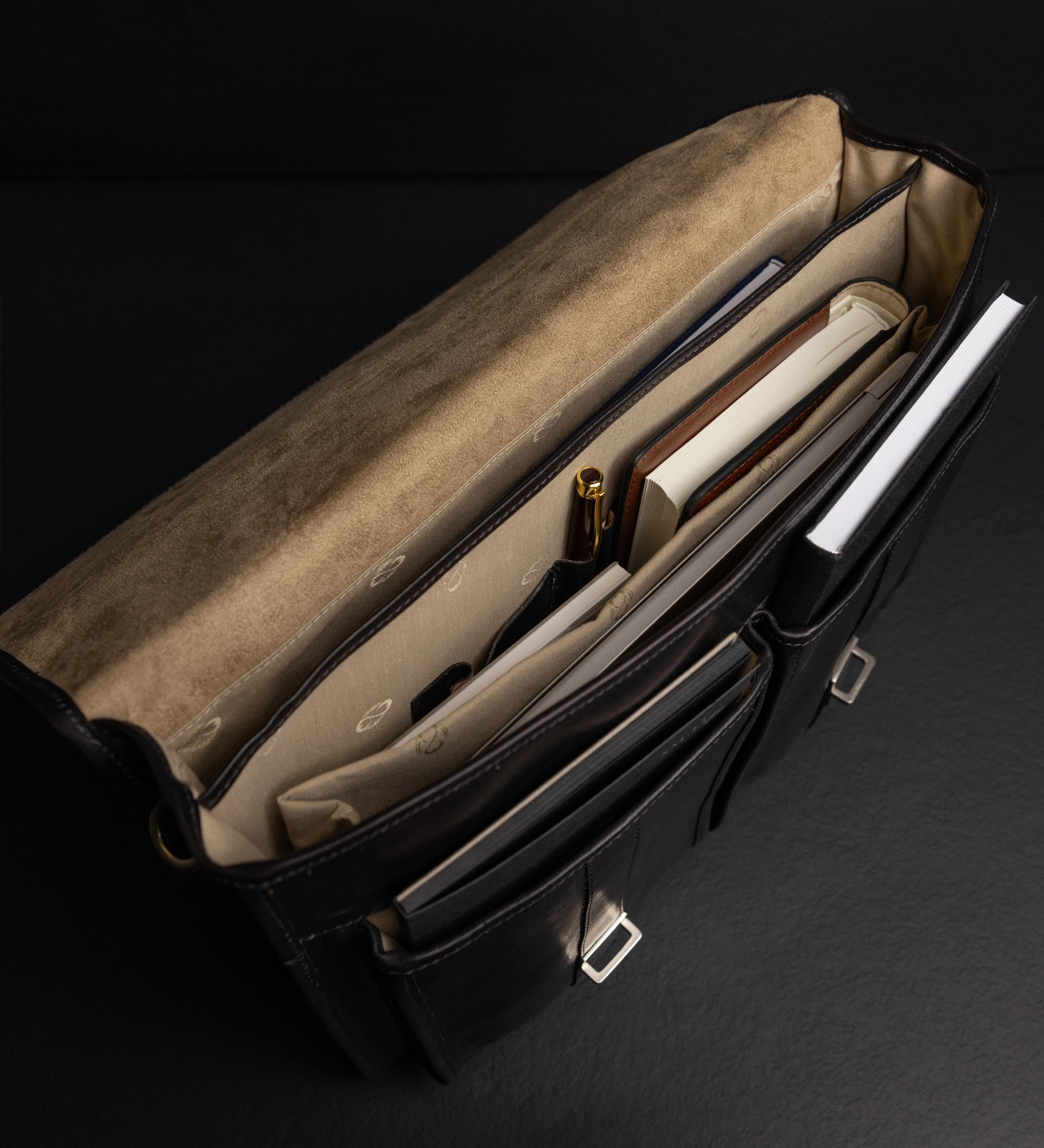 Aktentasche Umhängetasche aus Leder - The Time Machine