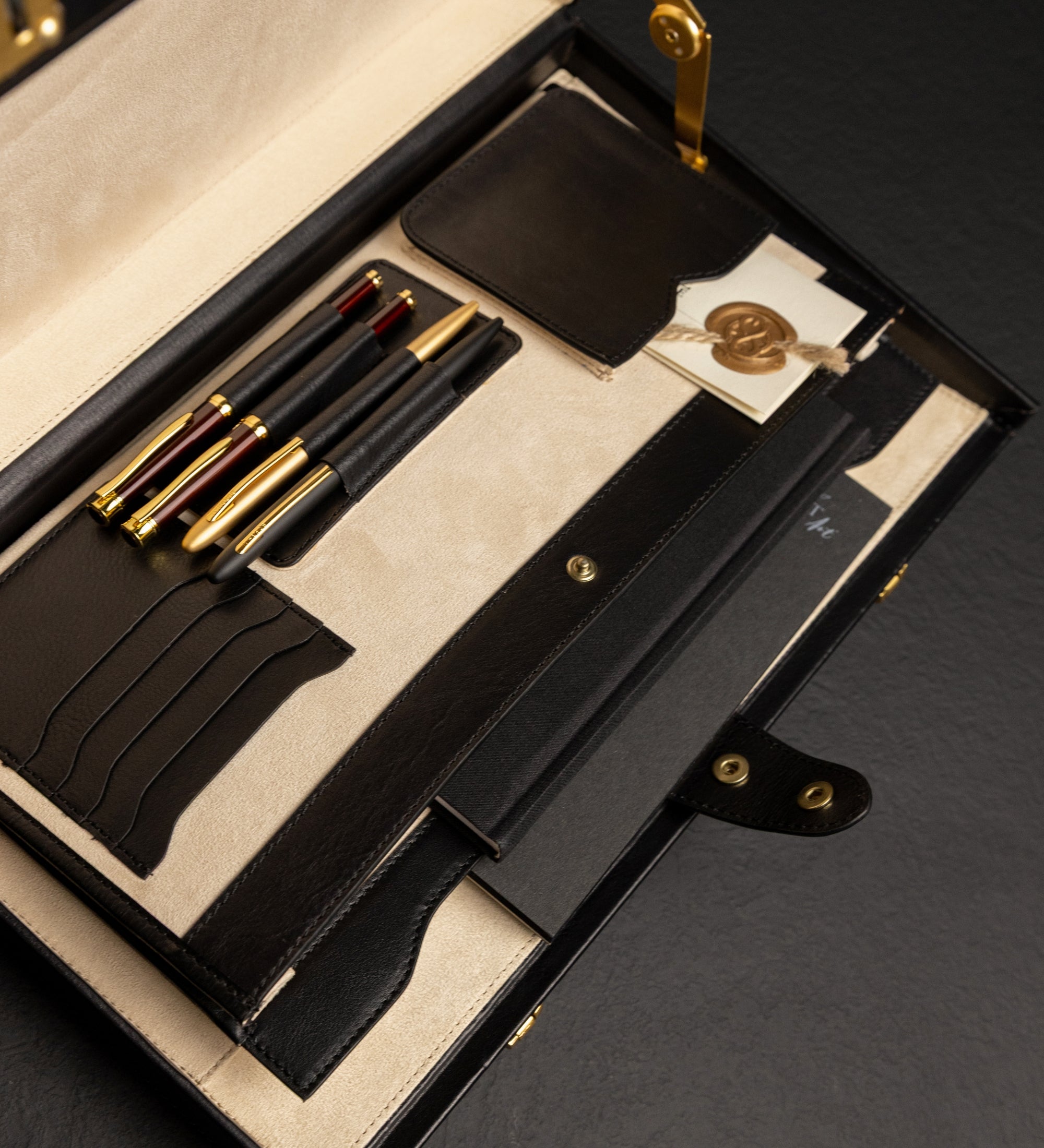 Attaché-Aktentasche aus Leder - Vendetta