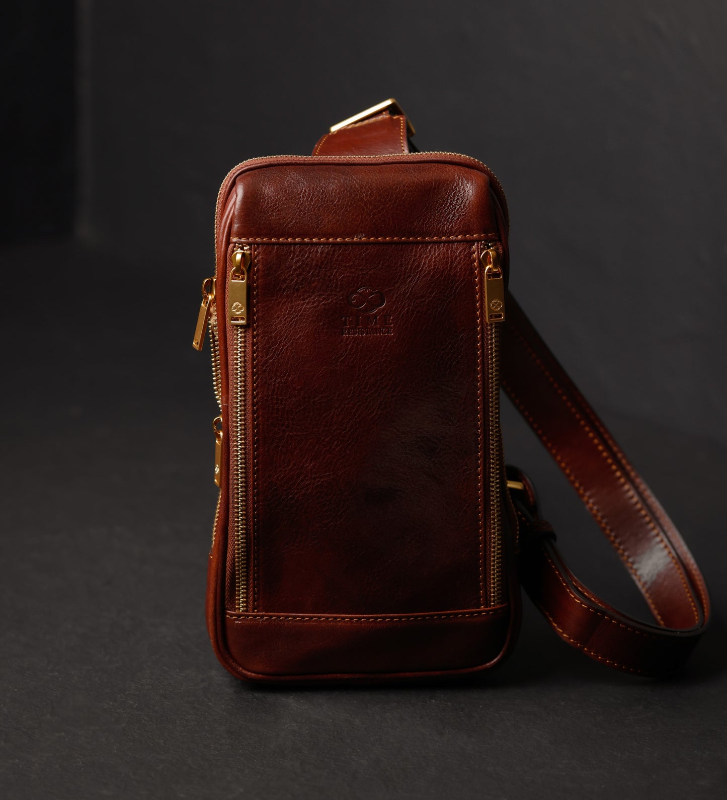 Sling Bag Brusttasche aus Leder - Kim