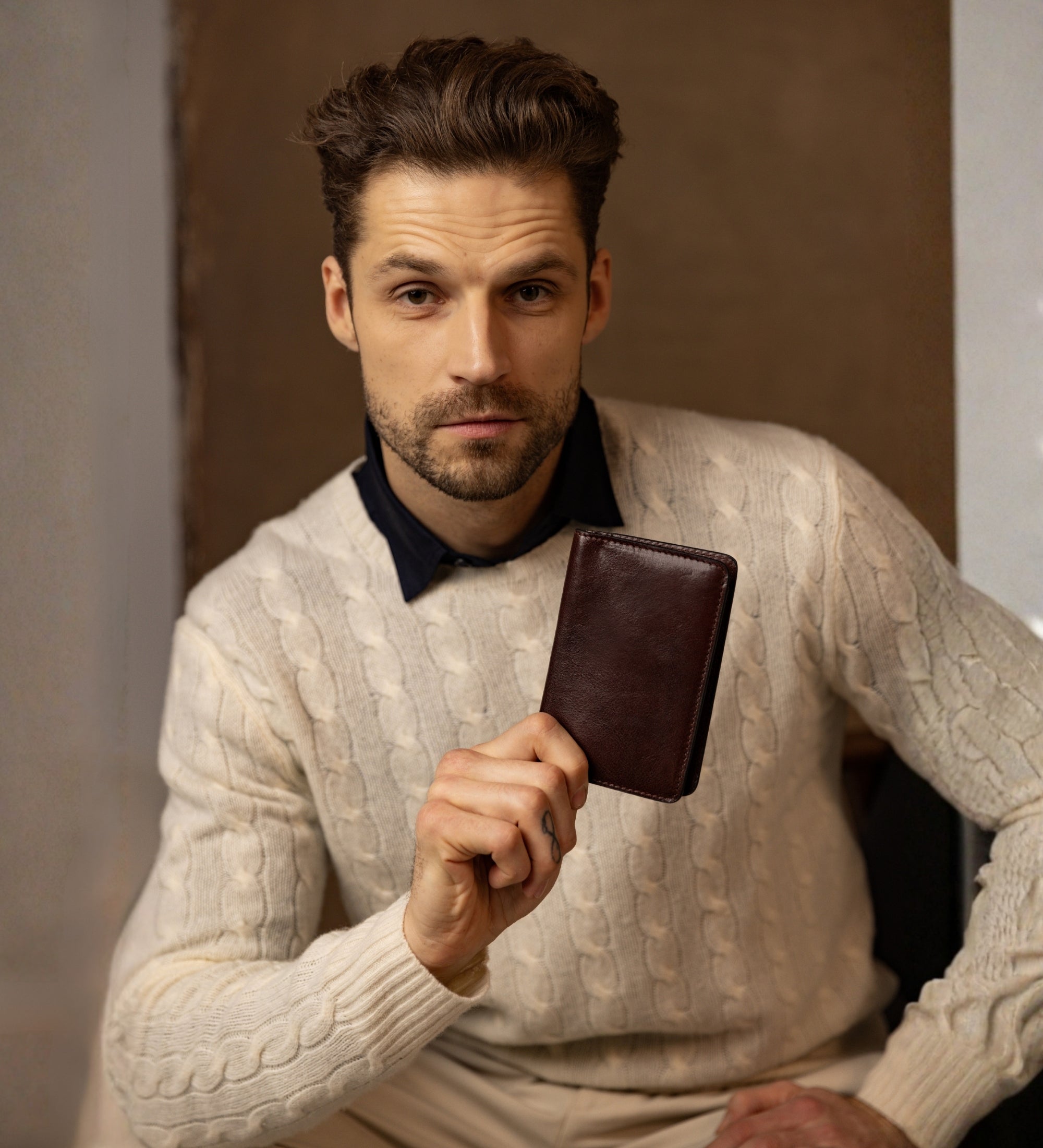 Kleine Reisepasshülle aus Leder - Gulliver's Travels