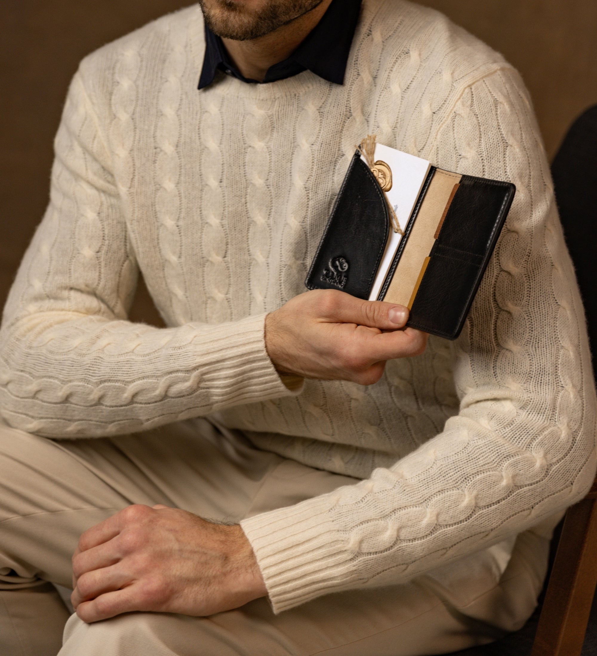 Kleine Reisepasshülle aus Leder - Gulliver's Travels