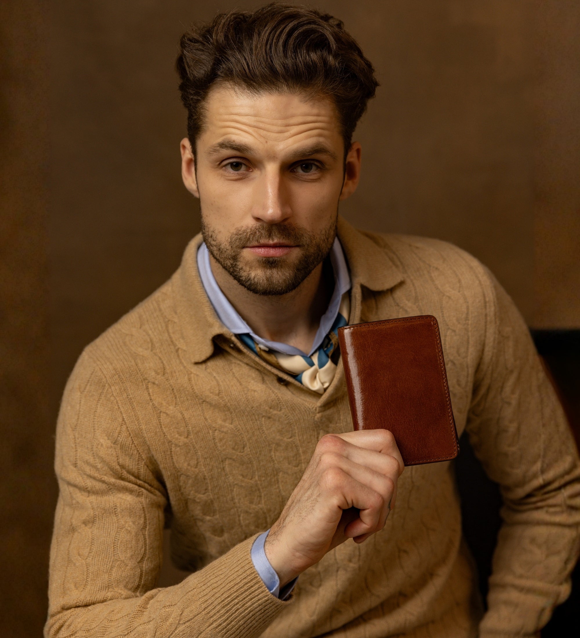 Kleine Reisepasshülle aus Leder - Gulliver's Travels