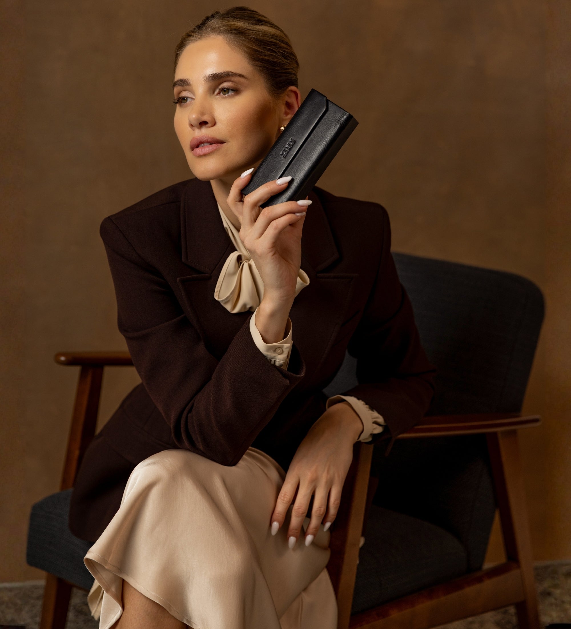 Brillenetui aus Leder für Damen - The Riddle of the Sands