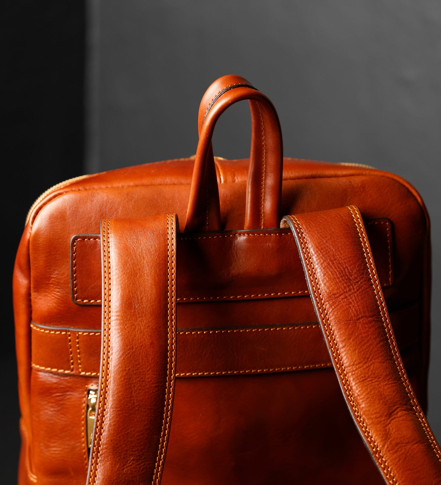 Damen Rucksack Reisetasche aus Leder - The Divine Comedy