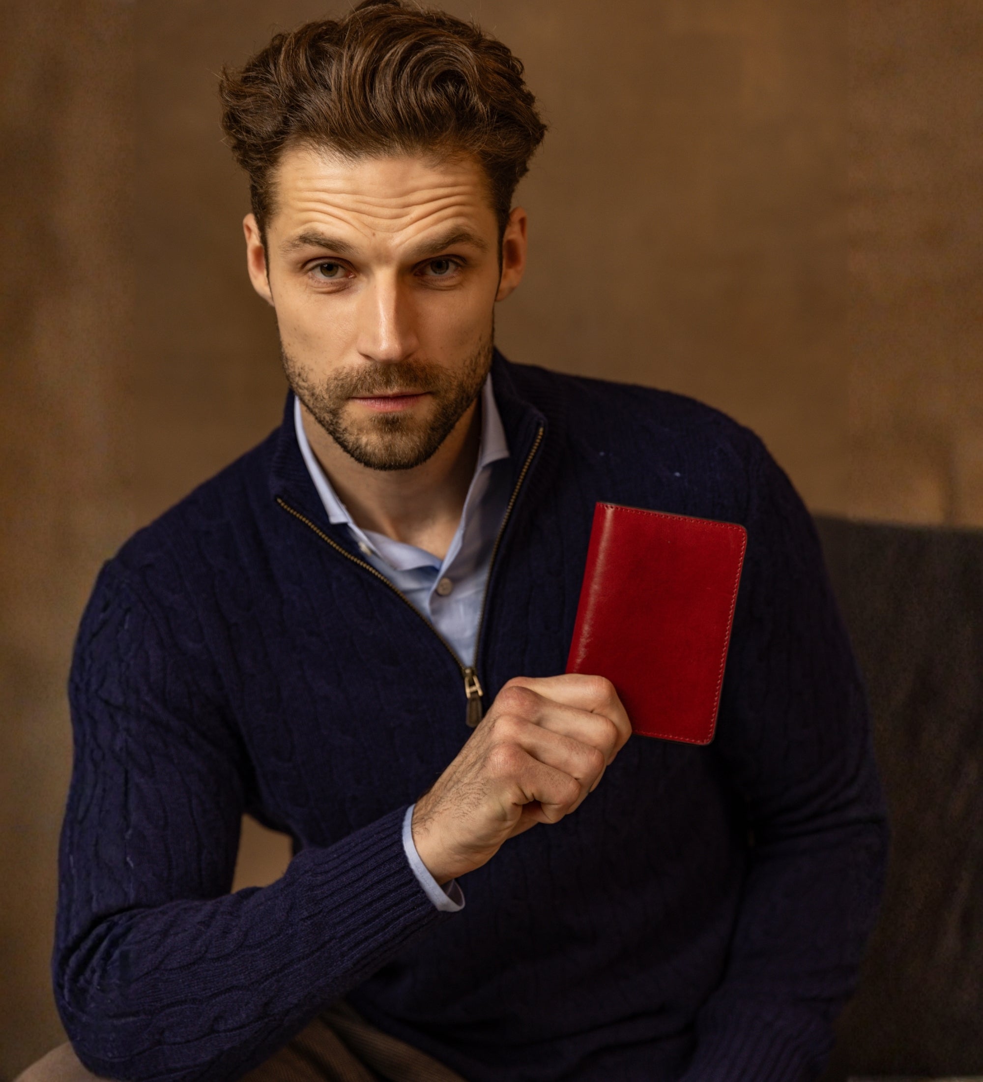 Kleine Reisepasshülle aus Leder - Gulliver's Travels