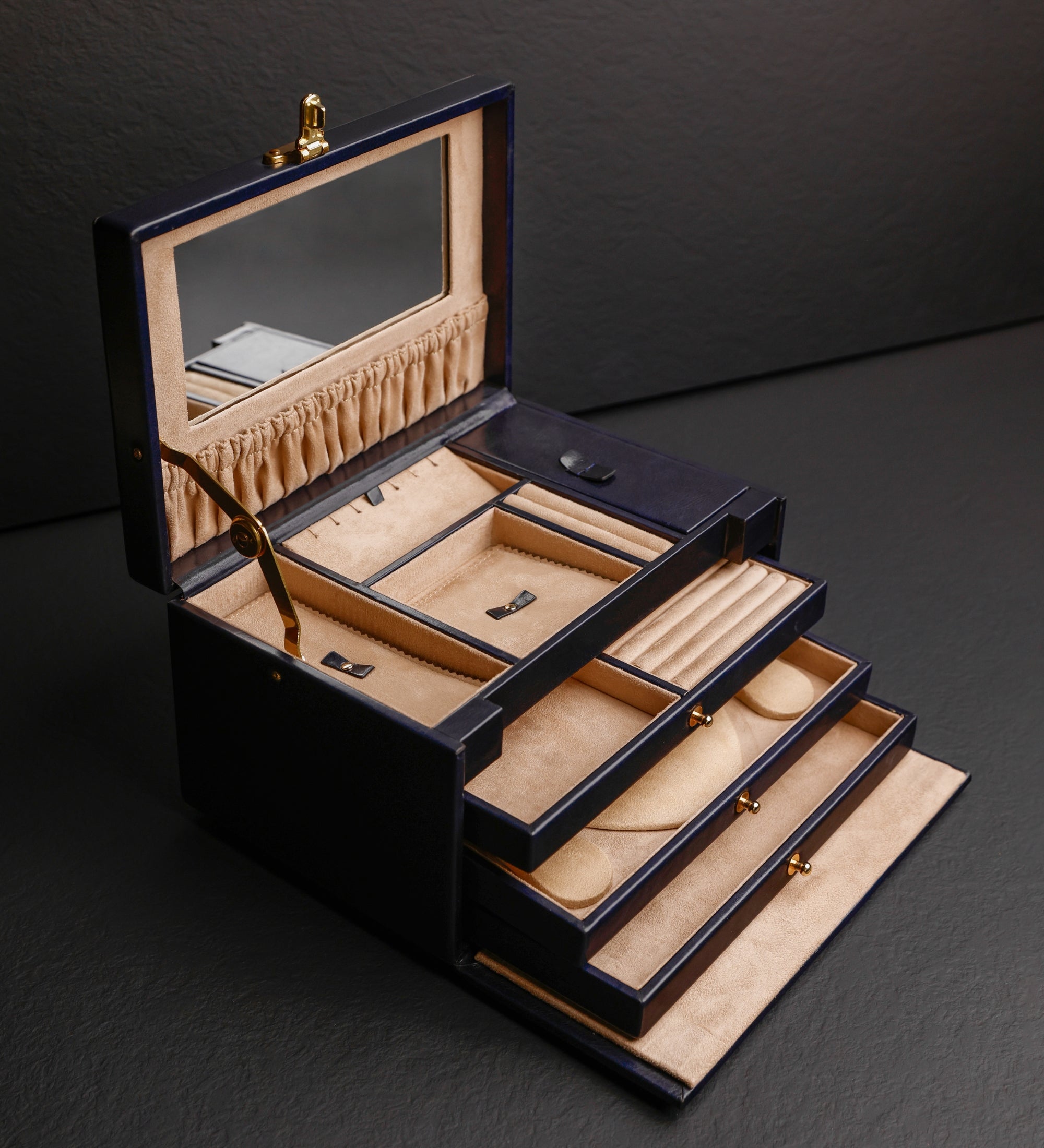 Großes Schmuckkästchen aus Leder für Damen - The Portrait of a Lady