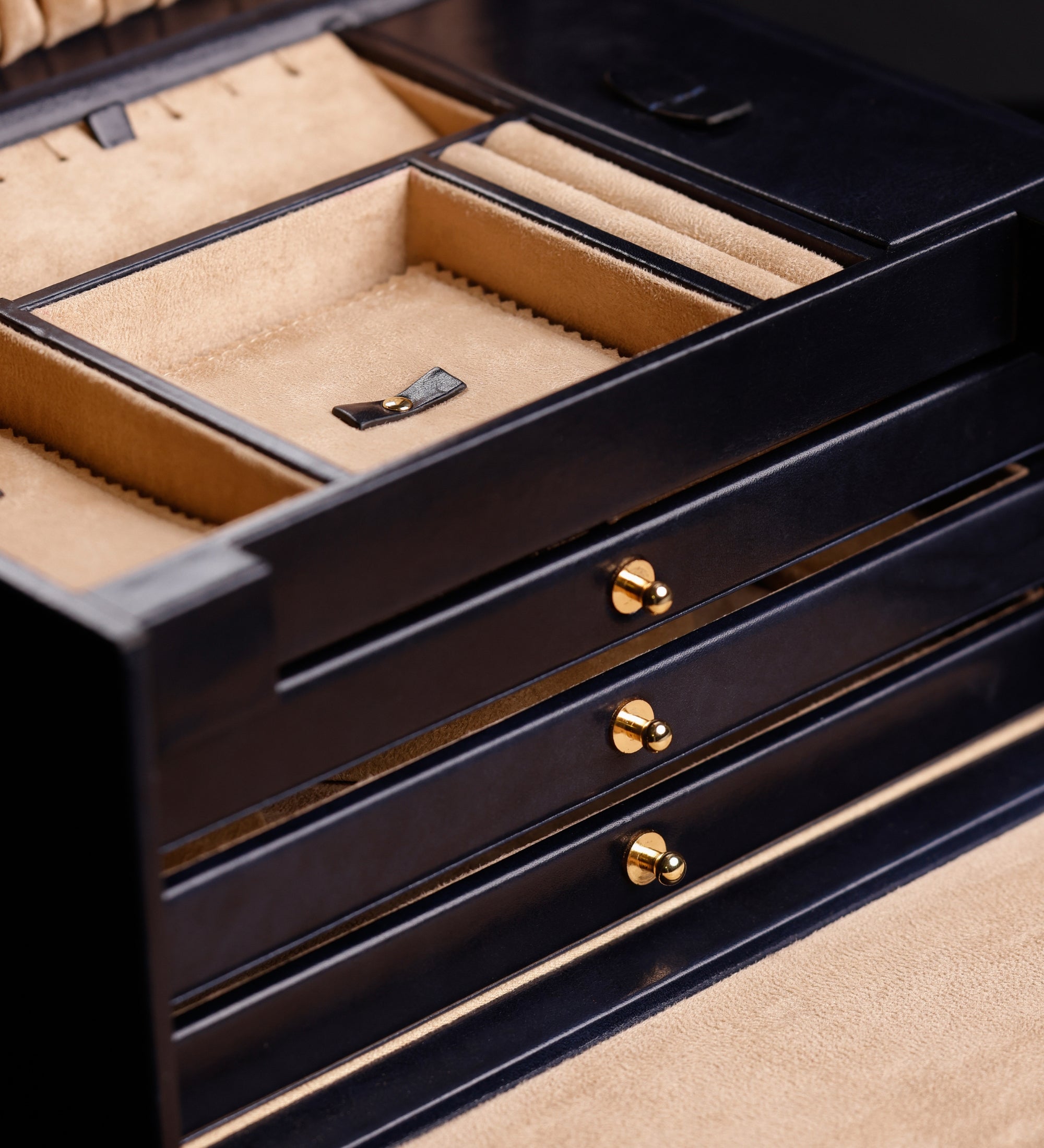 Großes Schmuckkästchen aus Leder für Damen - The Portrait of a Lady