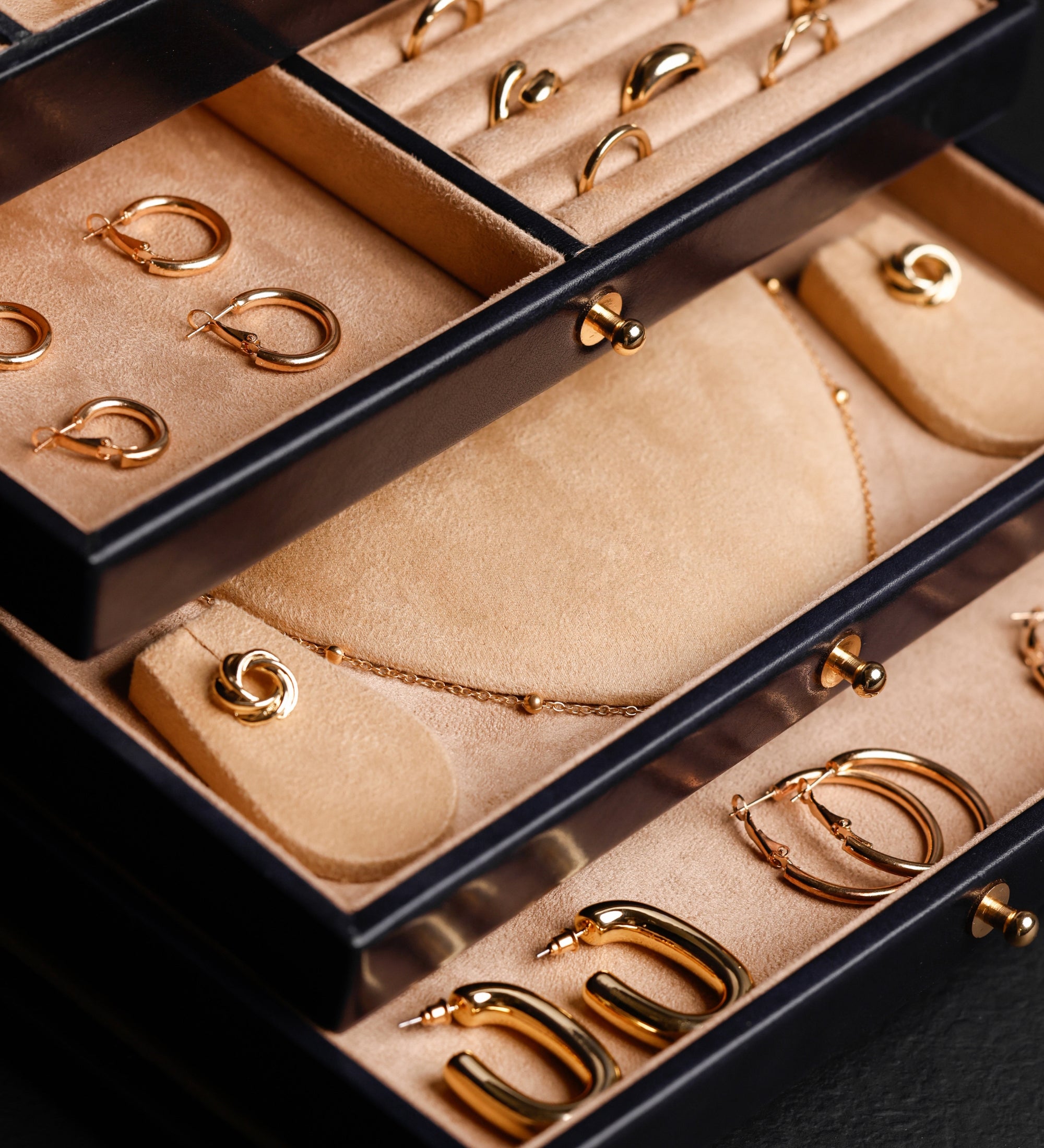 Großes Schmuckkästchen aus Leder für Damen - The Portrait of a Lady