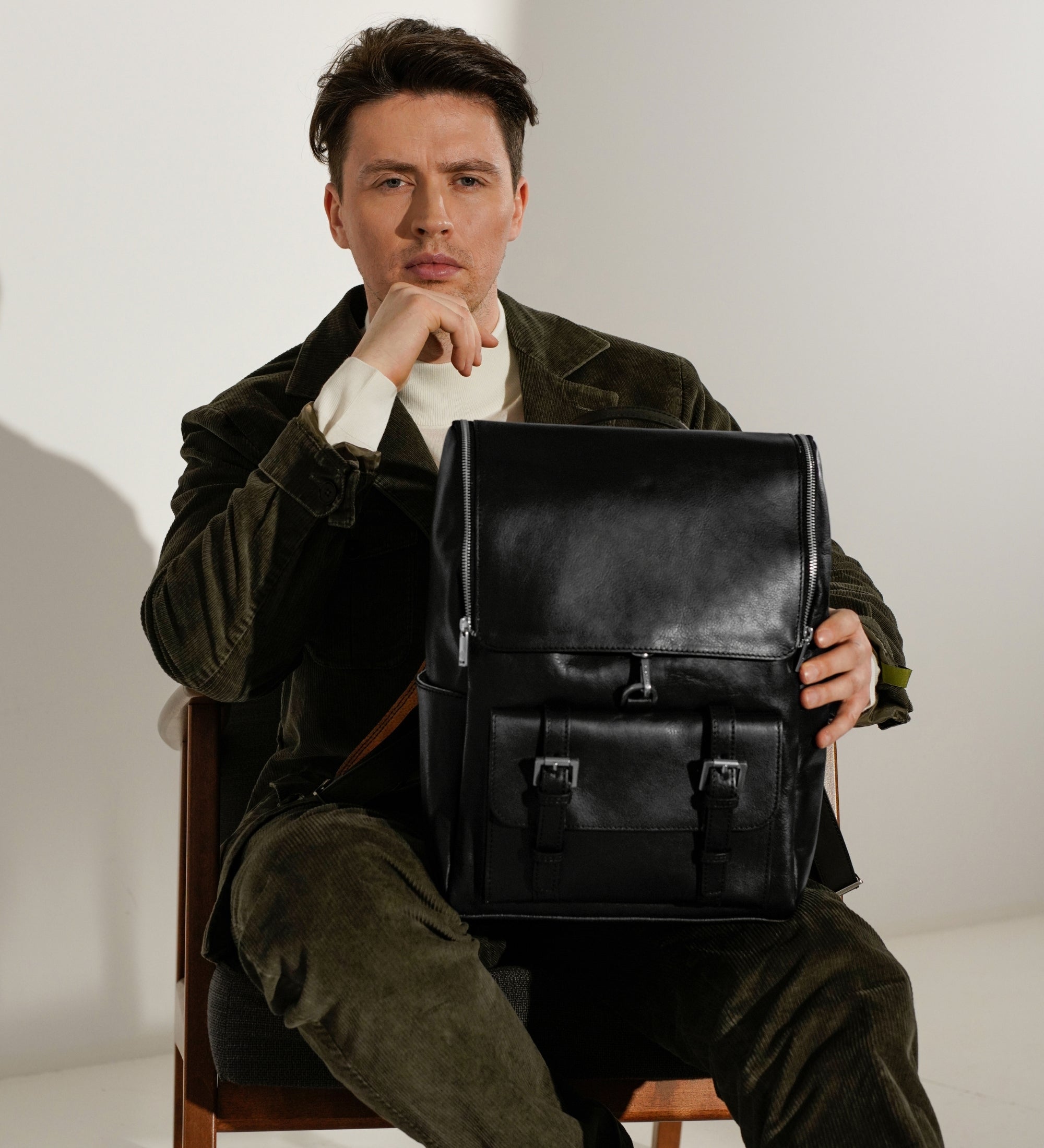 Großer Rucksack aus Leder - The Odyssey