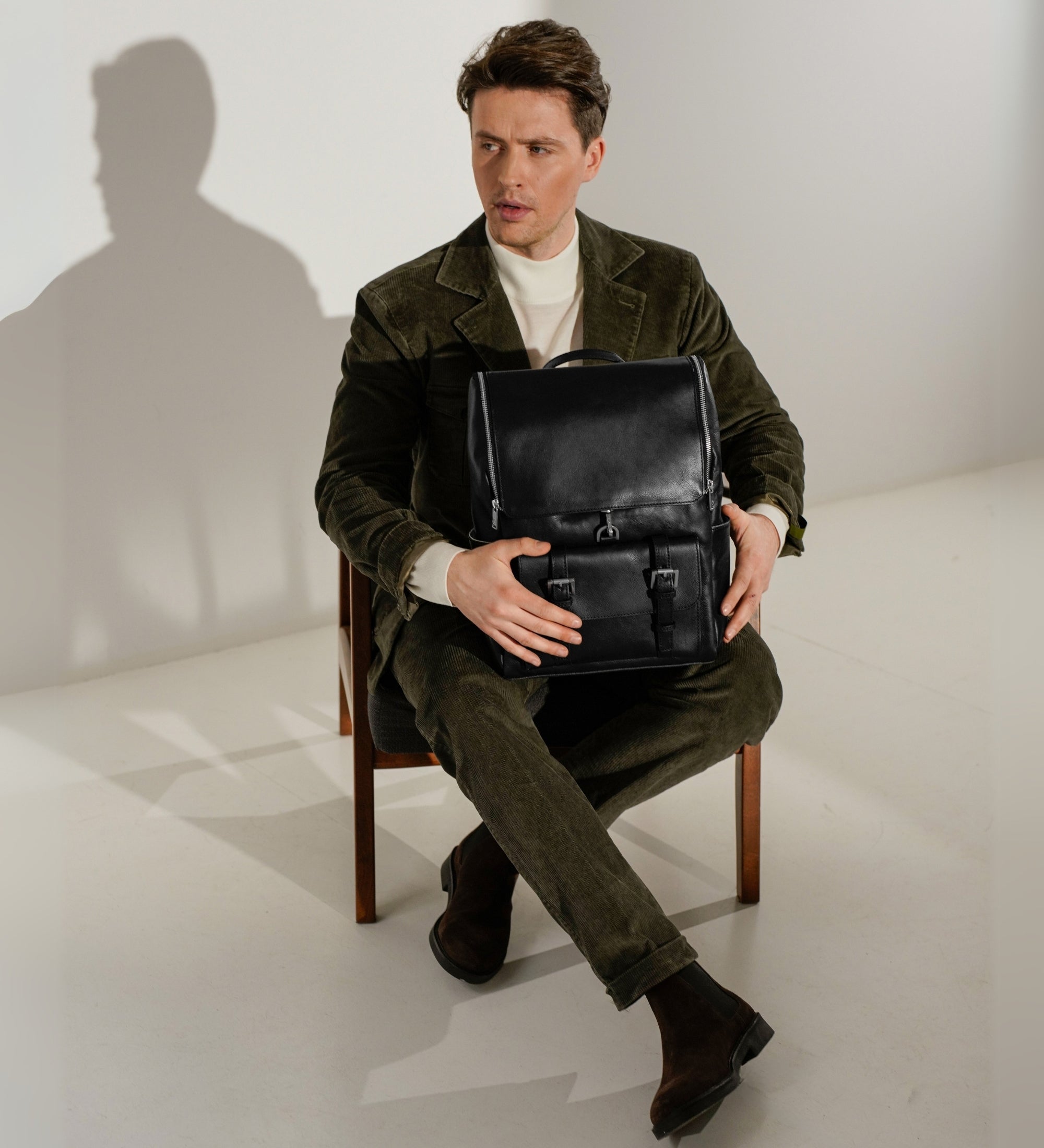 Großer Rucksack aus Leder - The Odyssey