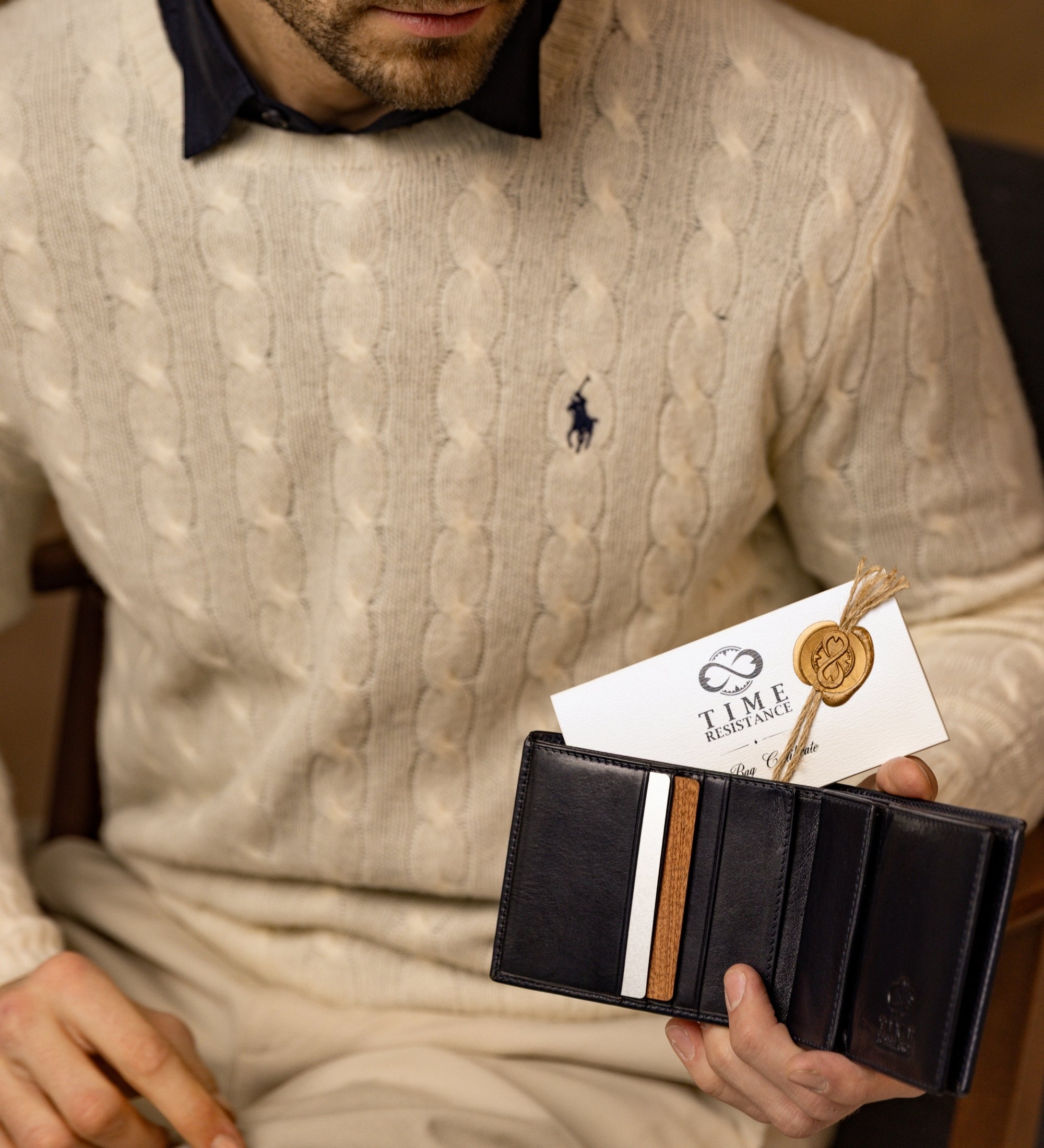 Geldbörse aus Leder - Daniel