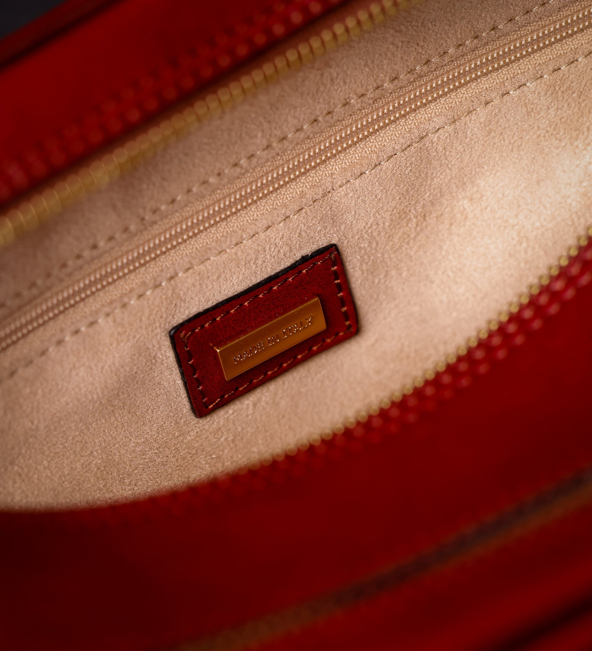 Kosmetiktasche aus Leder für Damen, Kulturbeutel - All the Kings Men