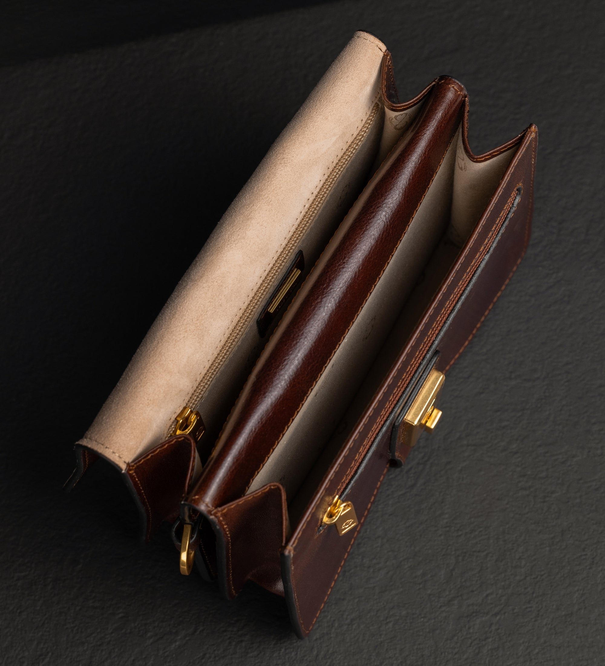 Clutch aus Leder - The Maltese Falcon