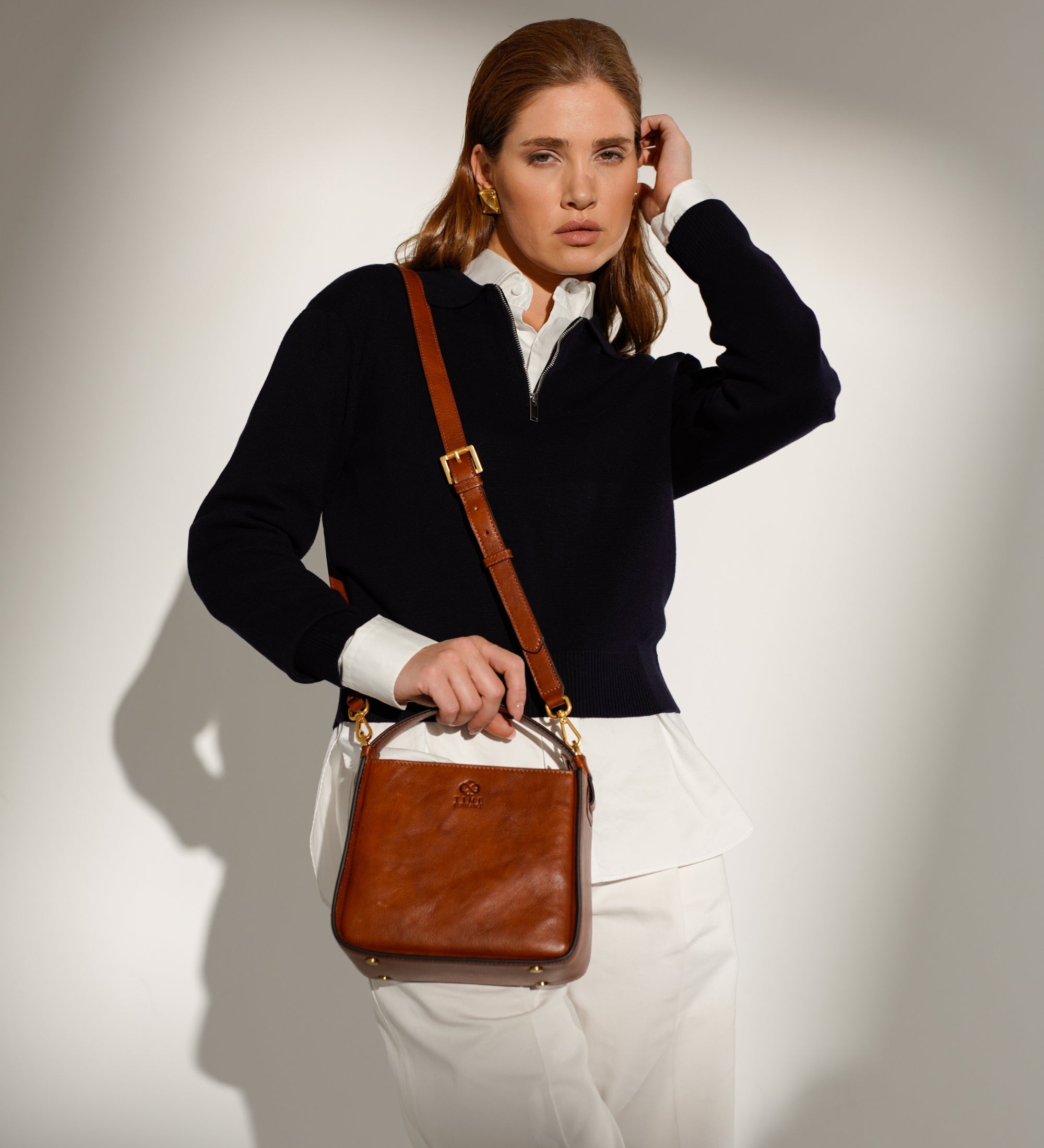 Handtasche aus Leder Tragetasche für Damen - Alms for Oblivion