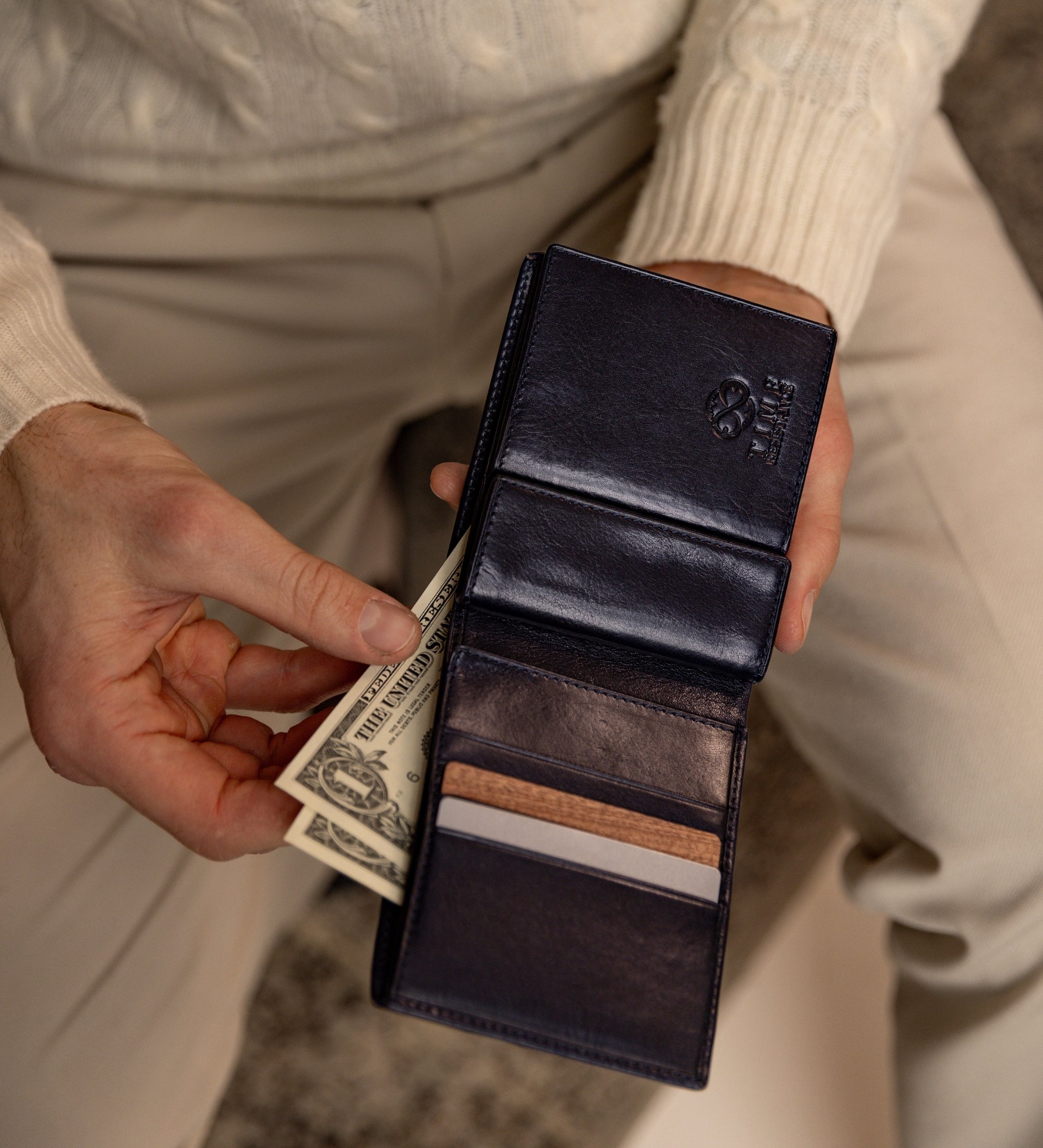 Geldbörse aus Leder - Daniel