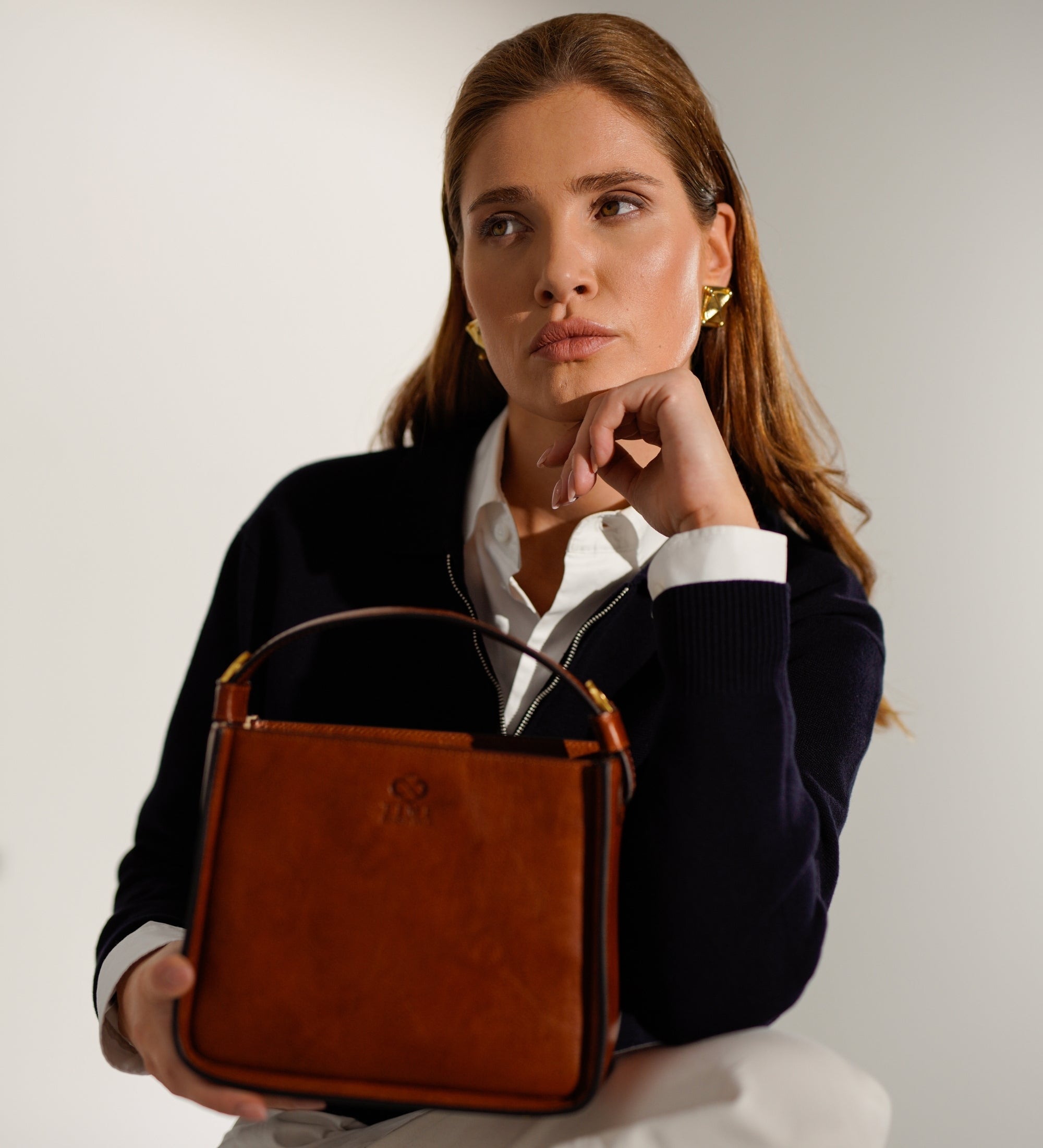 Handtasche aus Leder Tragetasche für Damen - Alms for Oblivion