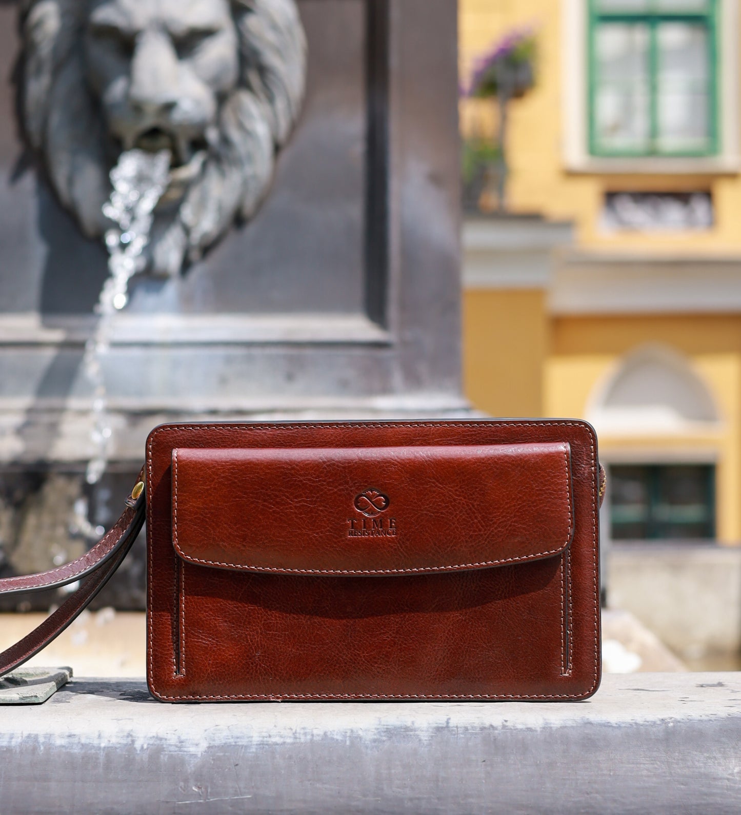 Clutch aus Leder - Decameron