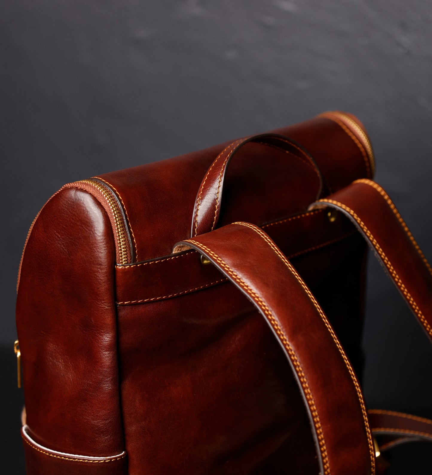 Großer Rucksack aus Leder für Damen - The Odyssey