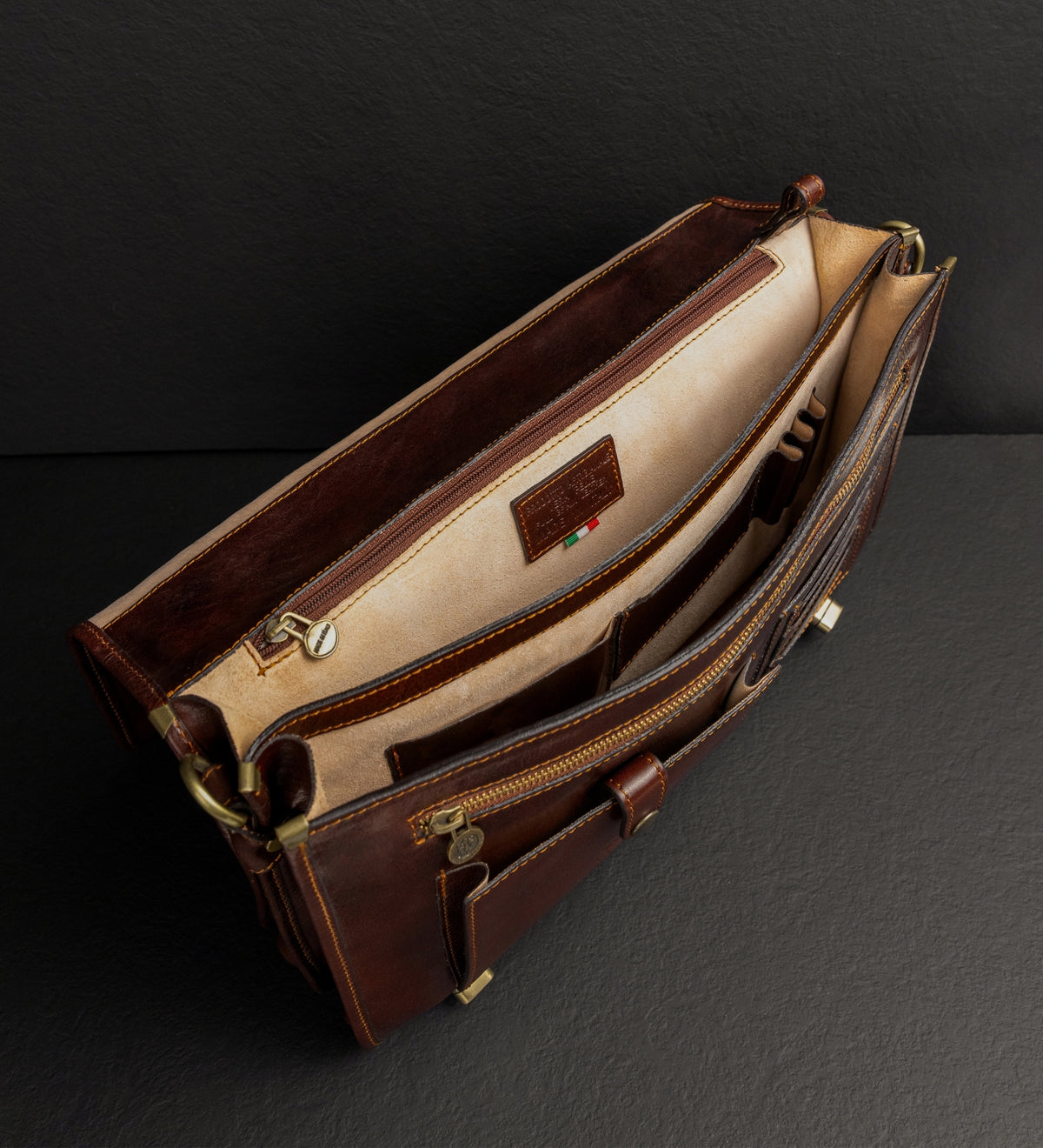Aktentasche Laptoptasche aus Leder - Illusions