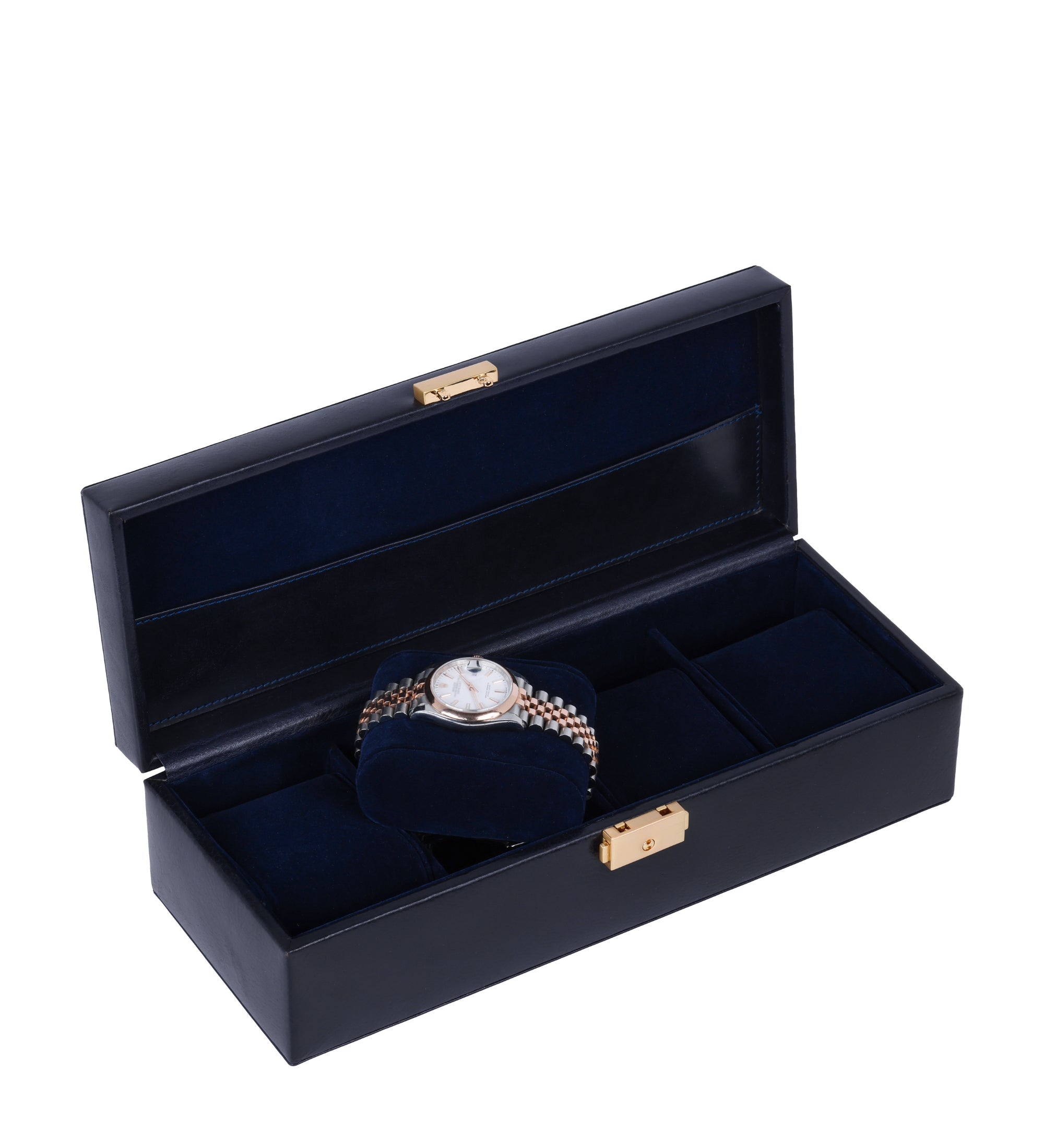 Uhrenbox aus Leder, Uhren-Organizer - Herzog