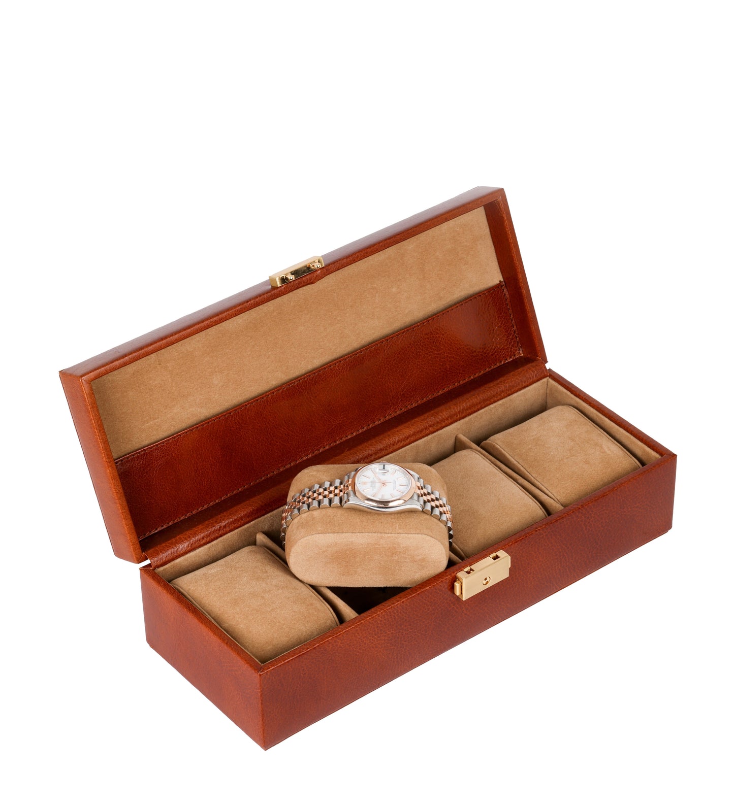 Uhrenbox aus Leder, Uhren-Organizer - Herzog