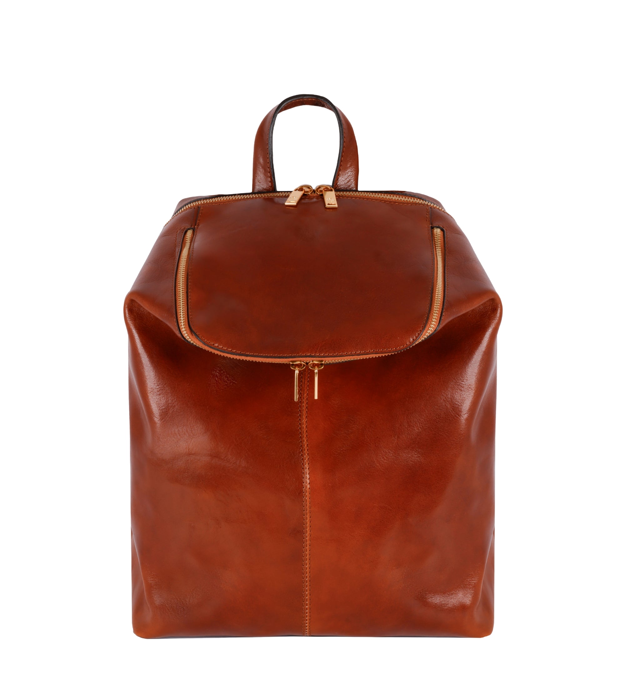 Rucksack aus Leder - A Bend in the River