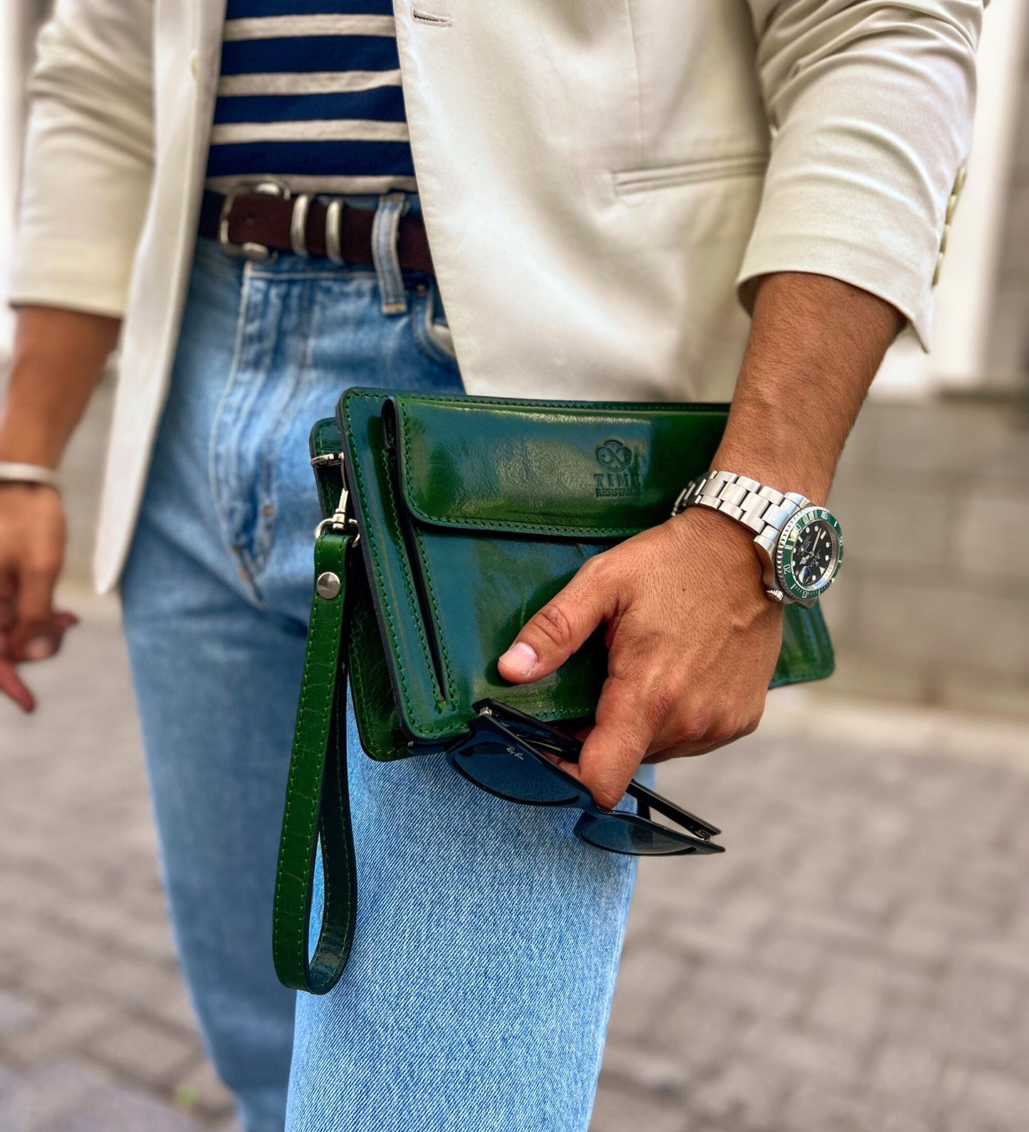 Clutch aus Leder - Decameron