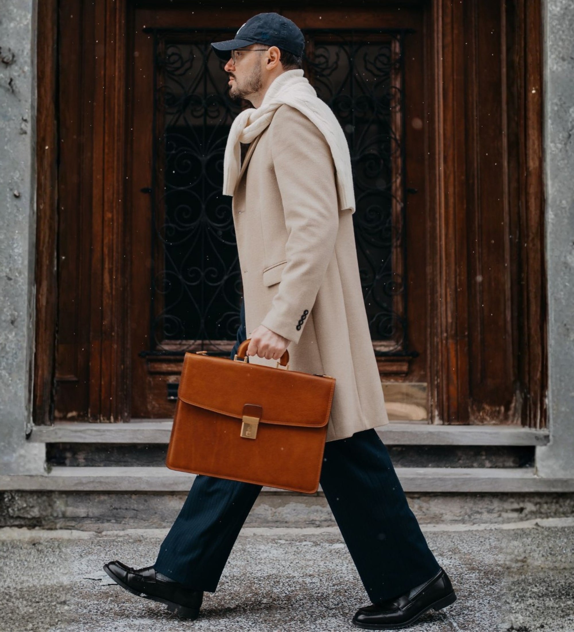 Aktentasche aus Leder - The Sound of the Mountain