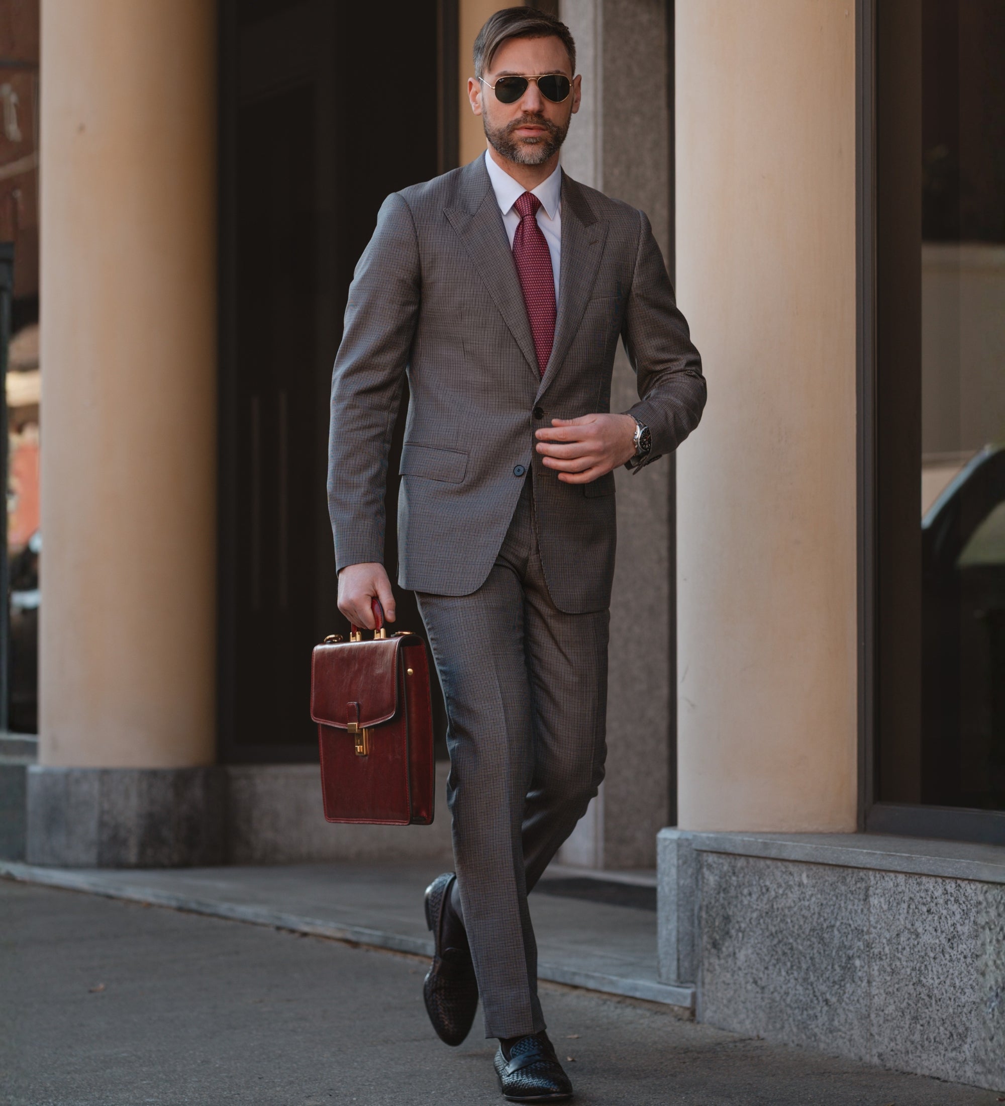 Aktentasche aus Leder - The Sound of the Mountain