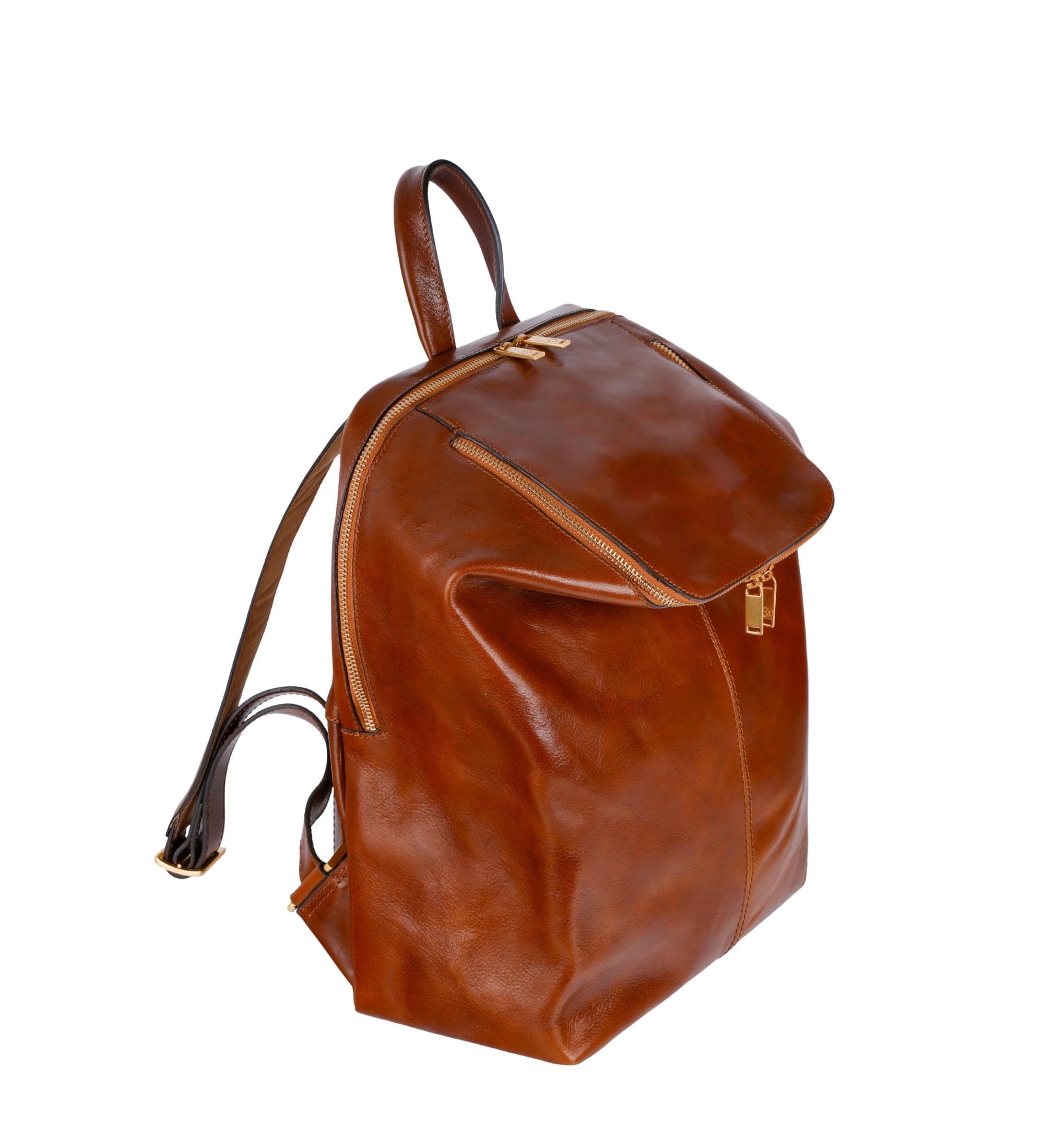 Rucksack aus Leder - A Bend in the River