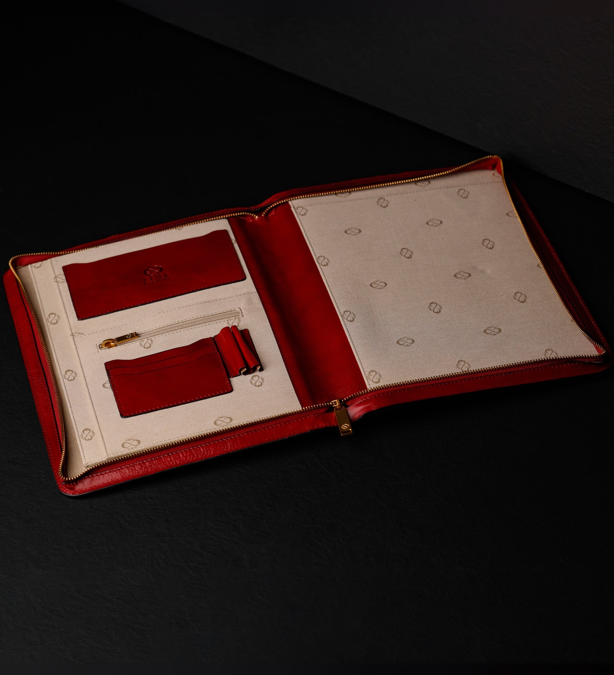 Damen Dokumentenmappe aus Leder im A4-Format - Candide