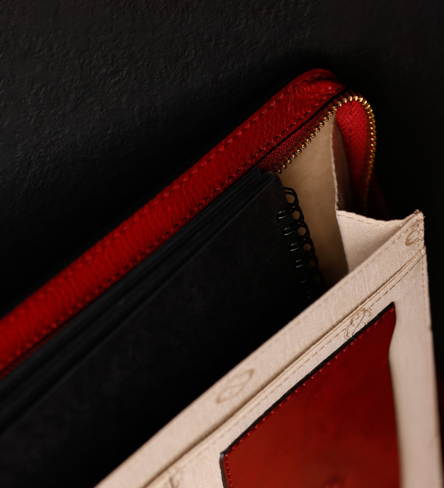 A4 Dokumenten Organizer aus Leder - Candide