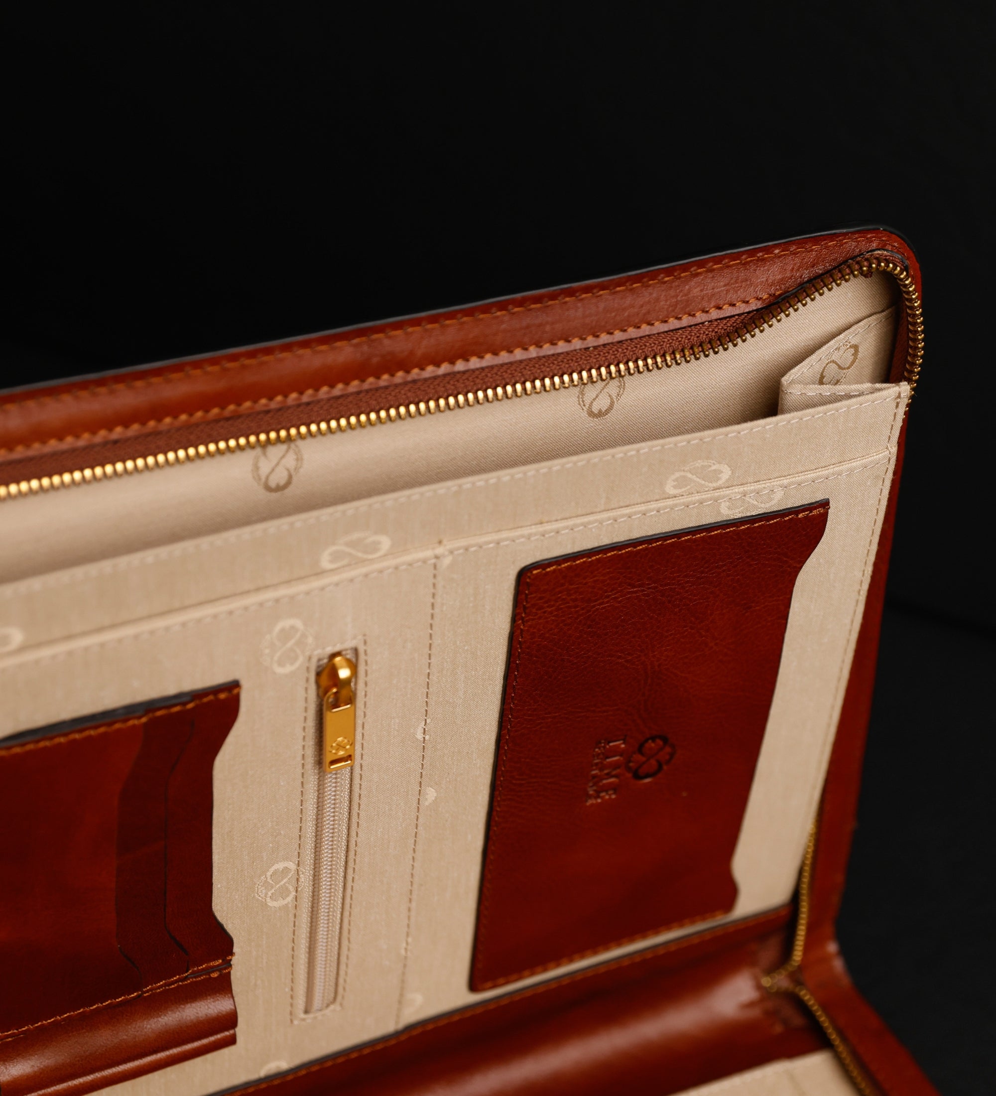 Damen Dokumentenmappe aus Leder im A4-Format - Candide