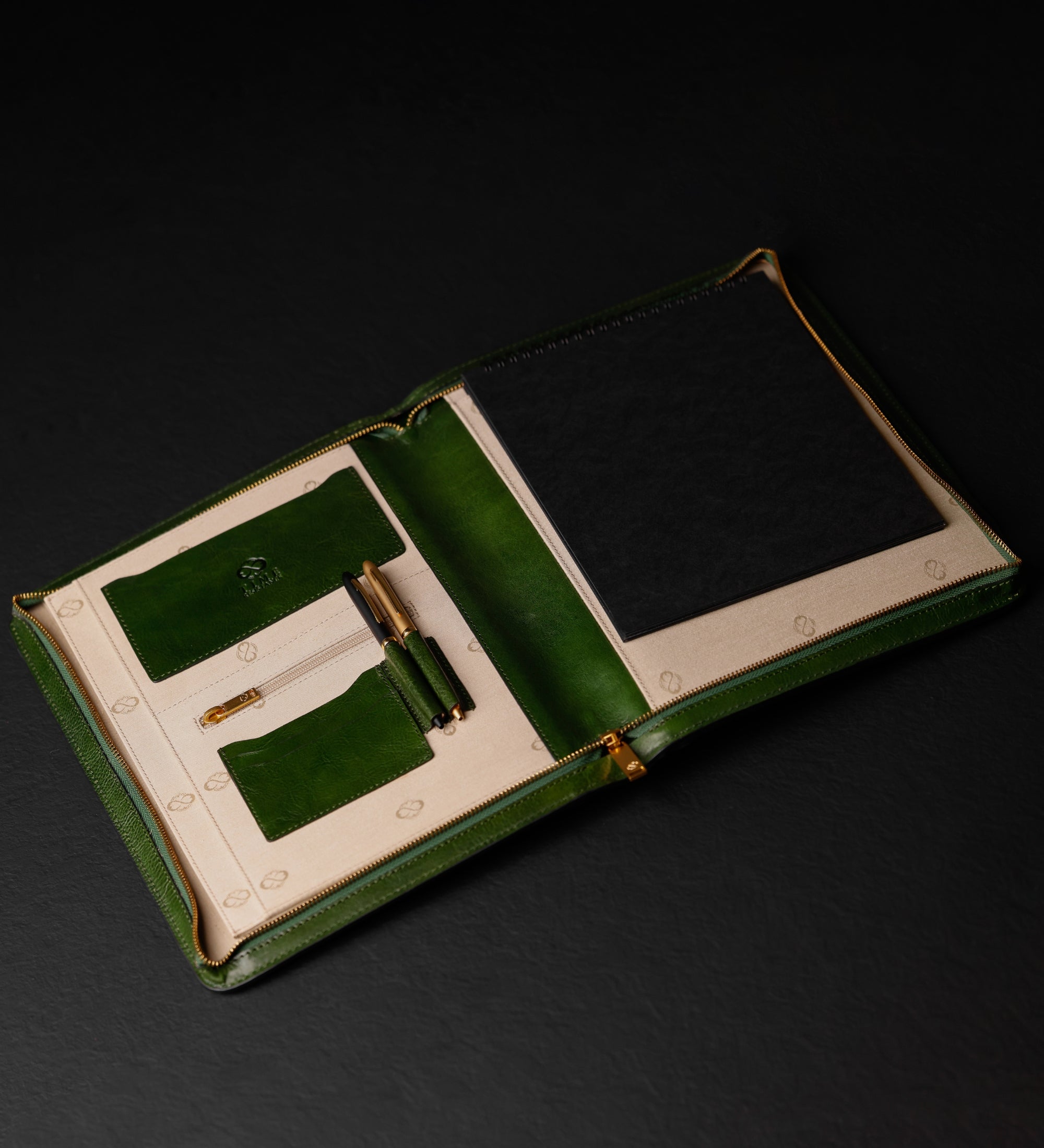 Damen Dokumentenmappe aus Leder im A4-Format - Candide