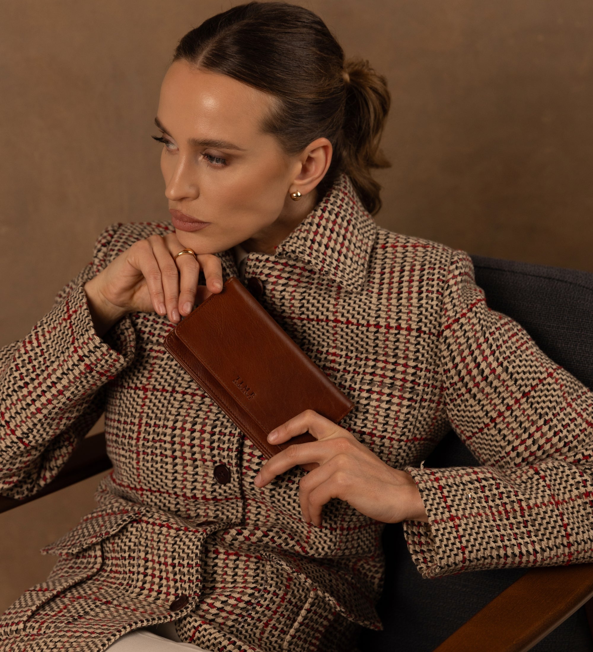 Damen Leder Kontinentalgeldbörse - Charade