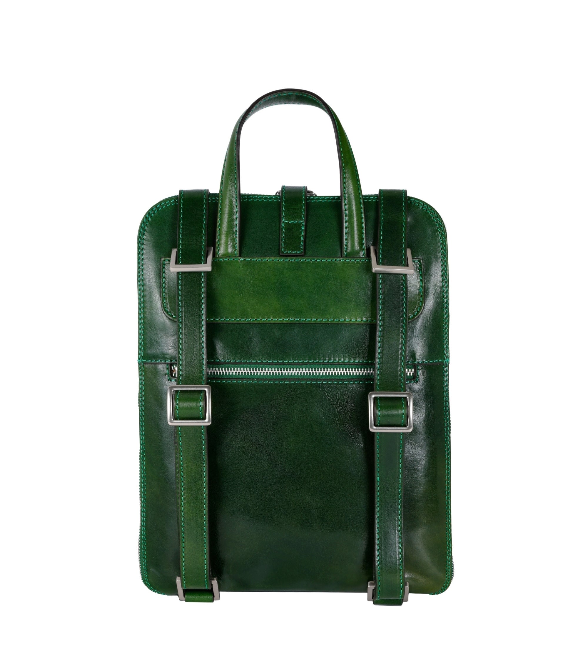 Wandelbare Rucksack aus Leder - Schultertasche für Damen - Clarissa