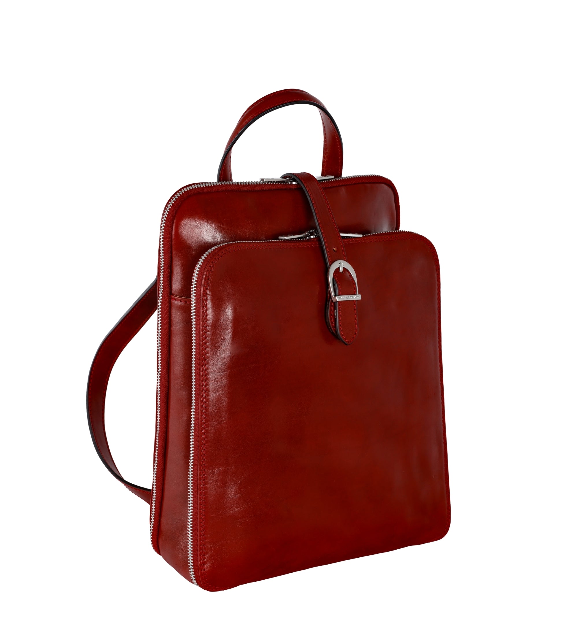 Wandelbare Rucksack aus Leder - Schultertasche für Damen - Clarissa