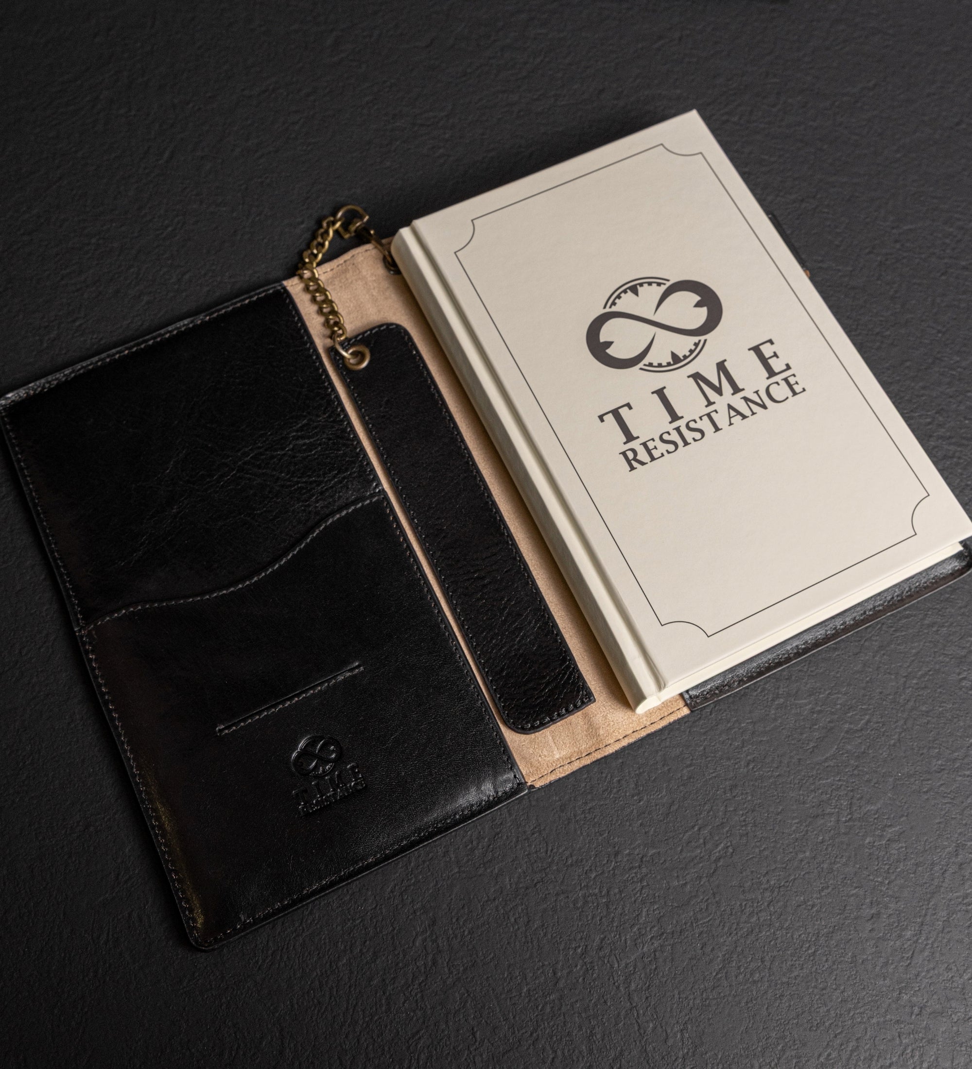 Tagebuch aus Leder für Damen mit nachfüllbarem A5-Notizblock - The Diary of a Nobody