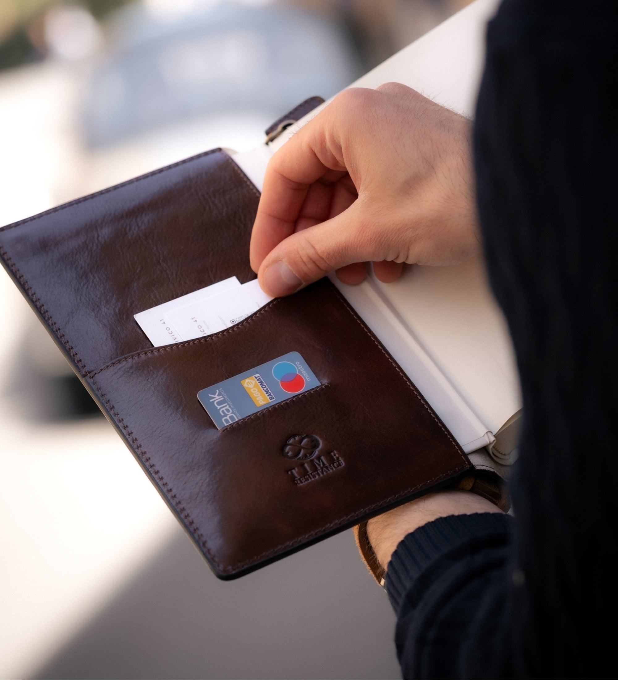 Tagebuch aus Leder mit nachfüllbarem A5-Notizblock - The Diary of a Nobody