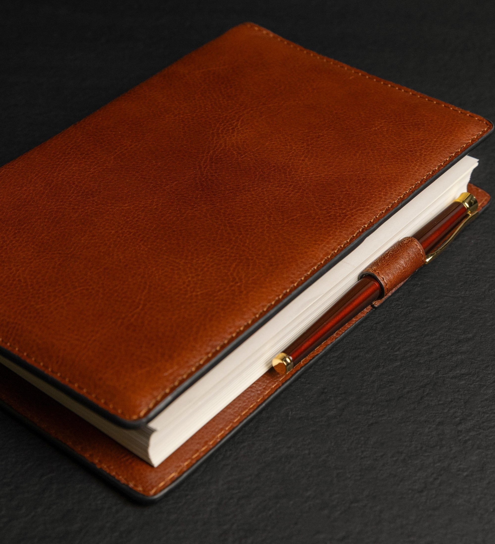Tagebuch aus Leder mit nachfüllbarem A5-Notizblock - The Diary of a Nobody