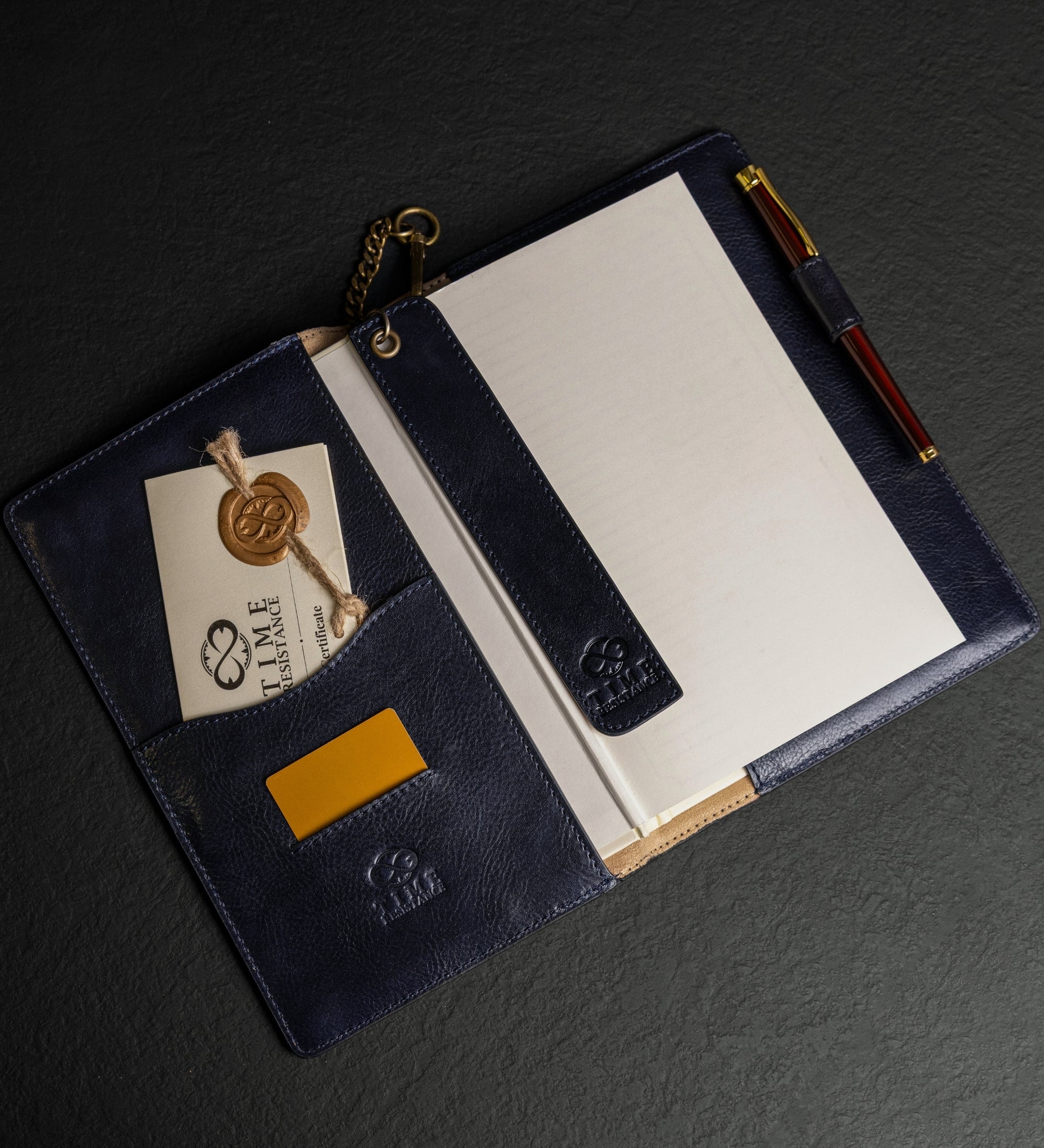 Tagebuch aus Leder für Damen mit nachfüllbarem A5-Notizblock - The Diary of a Nobody