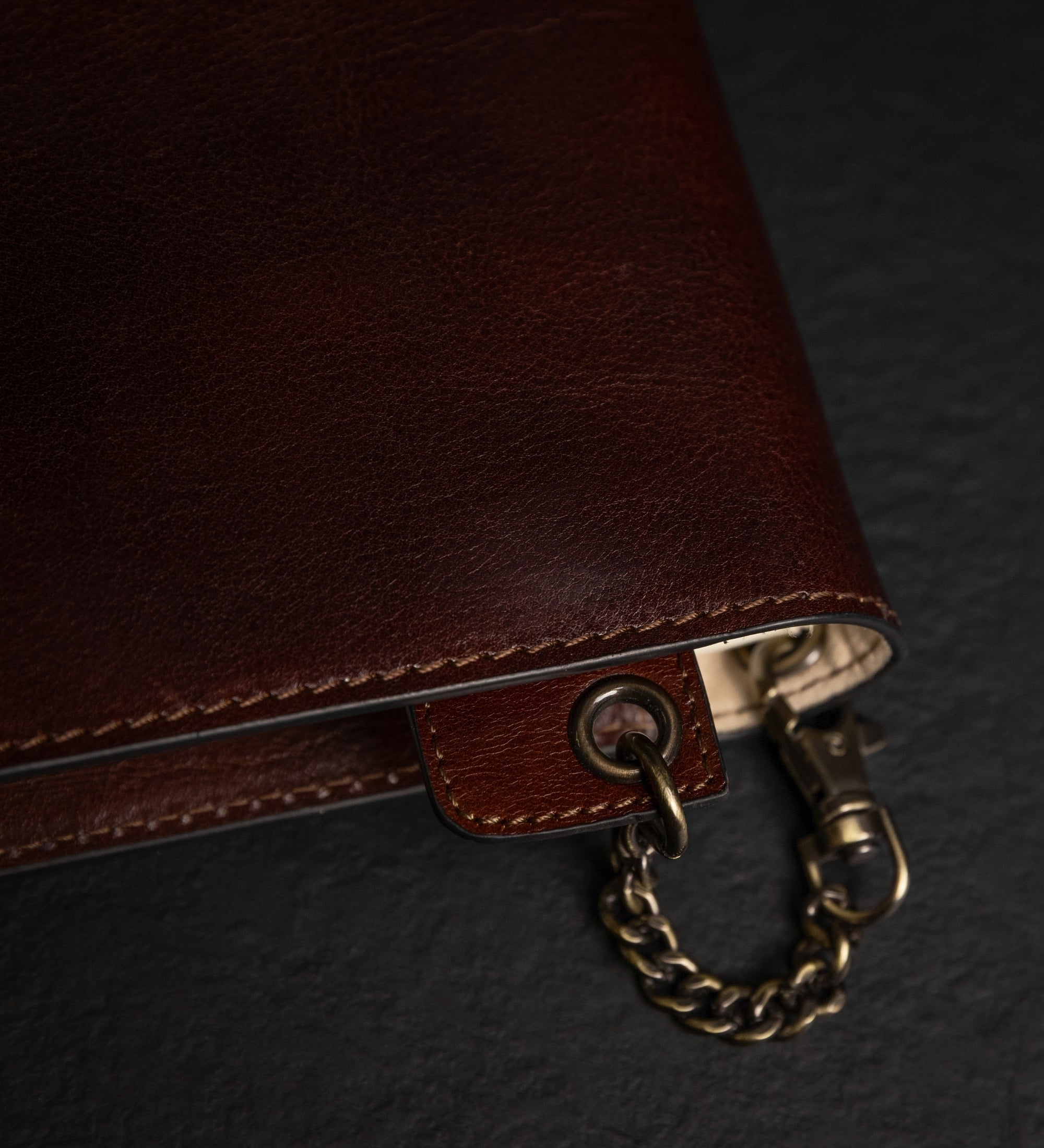 Tagebuch aus Leder für Damen mit nachfüllbarem A5-Notizblock - The Diary of a Nobody