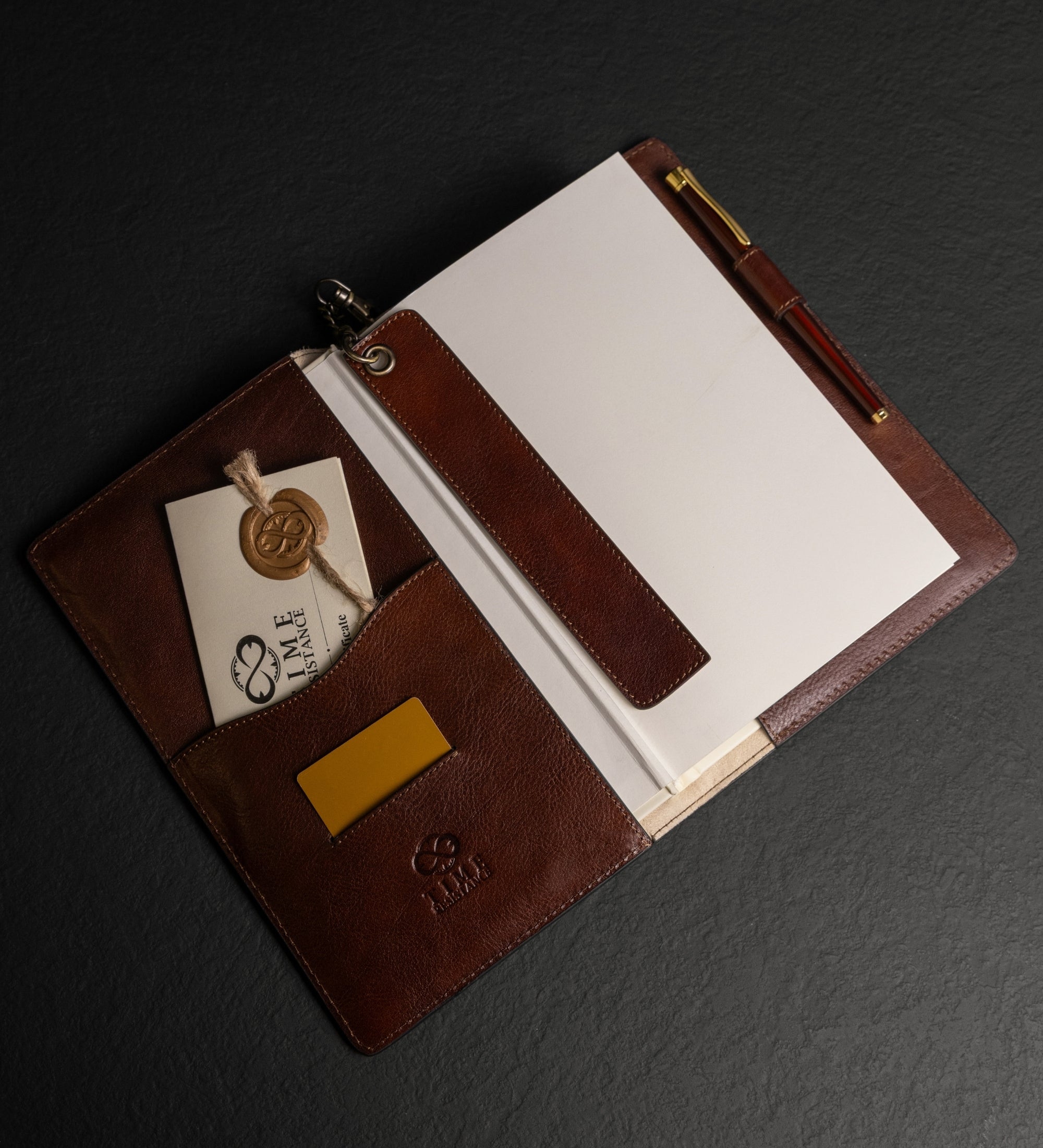 Tagebuch aus Leder mit nachfüllbarem A5-Notizblock - The Diary of a Nobody