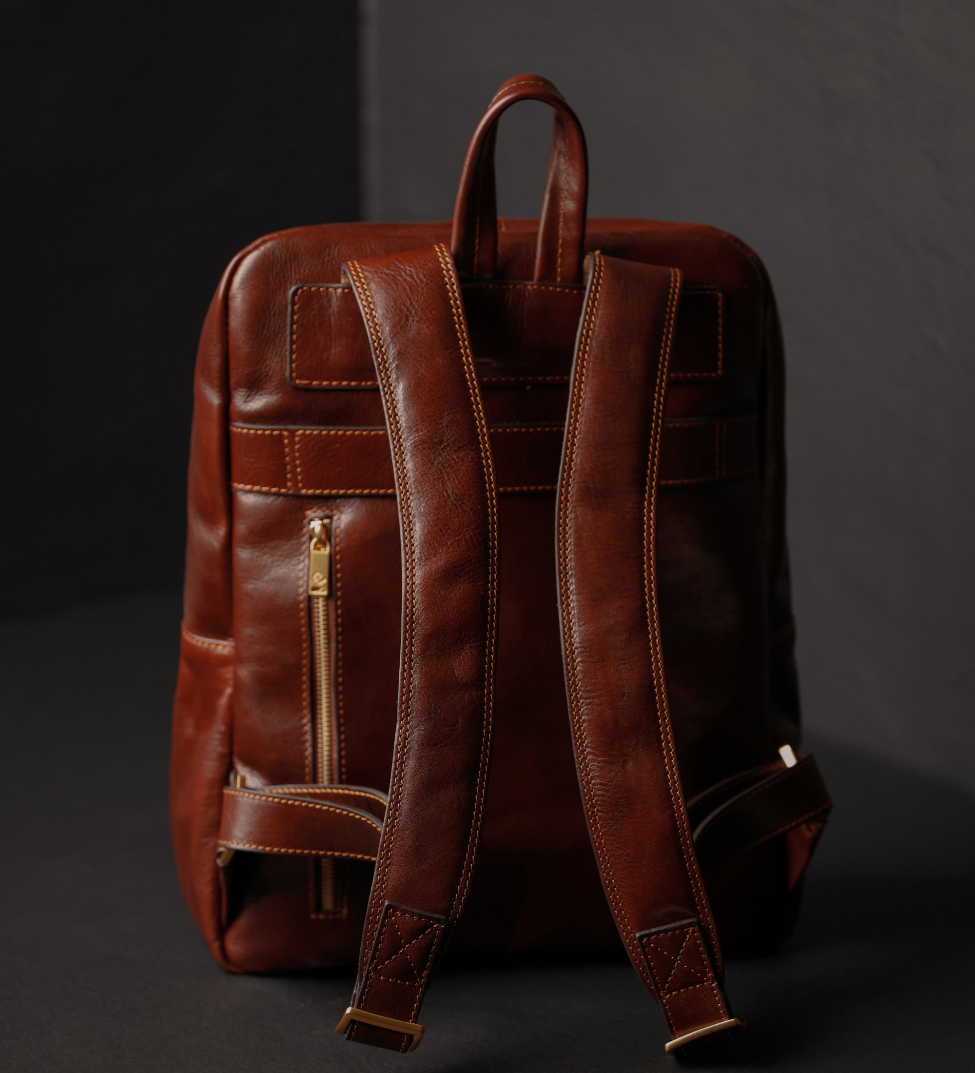 Großer Rucksack aus Leder für Herren - The Divine Comedy